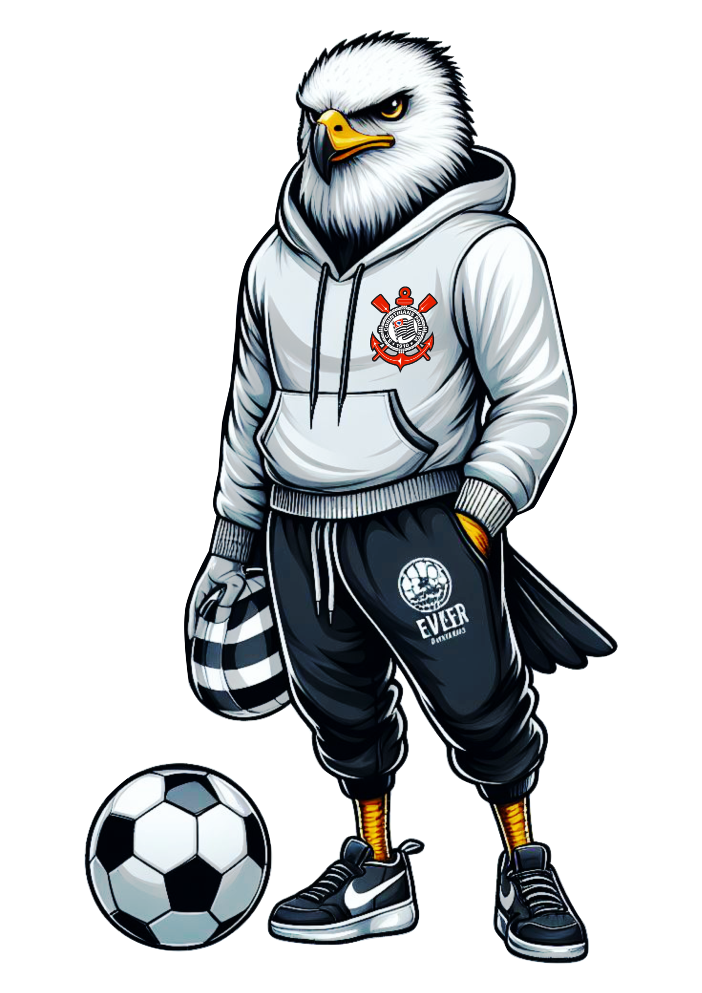 Mascote do Corinthians futebol gaviões da fiel desenho png