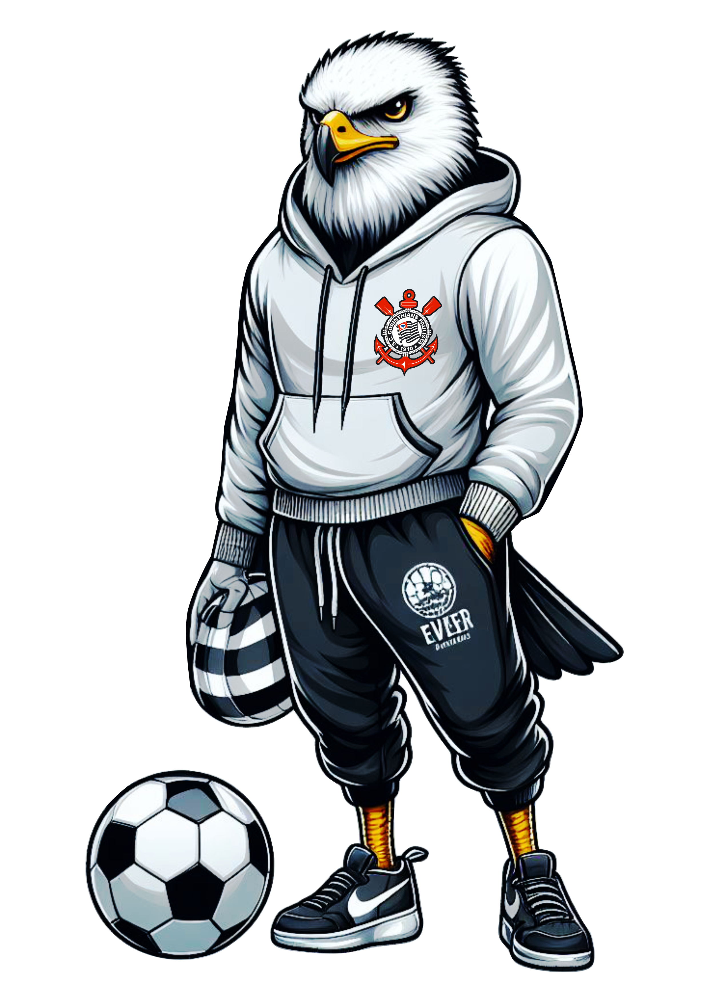 Mascote do Corinthians futebol gaviões da fiel desenho png