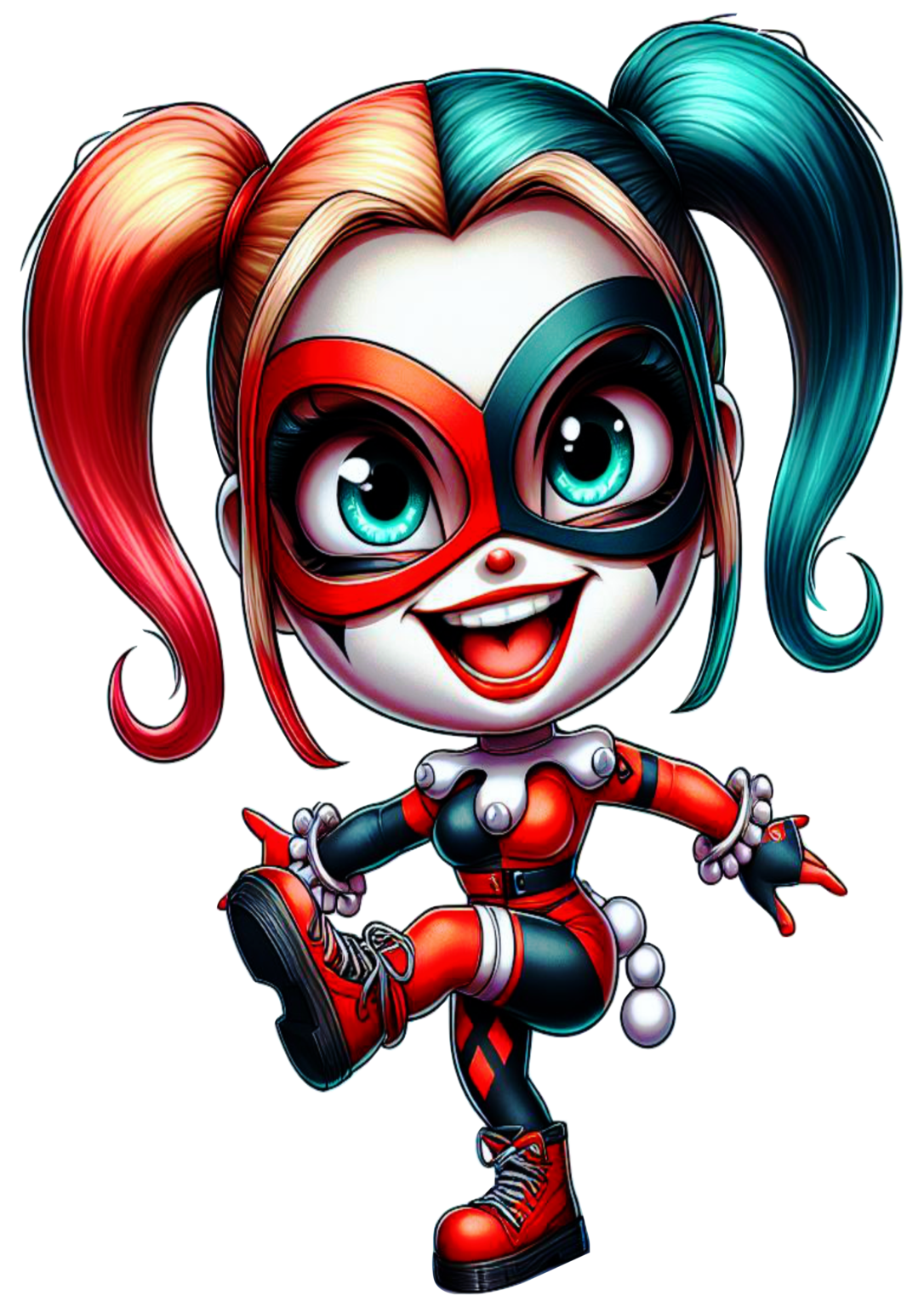 Desenho Infantil Arlequina Cartoon Png desenho-infantil-arlequina-cartoon-png