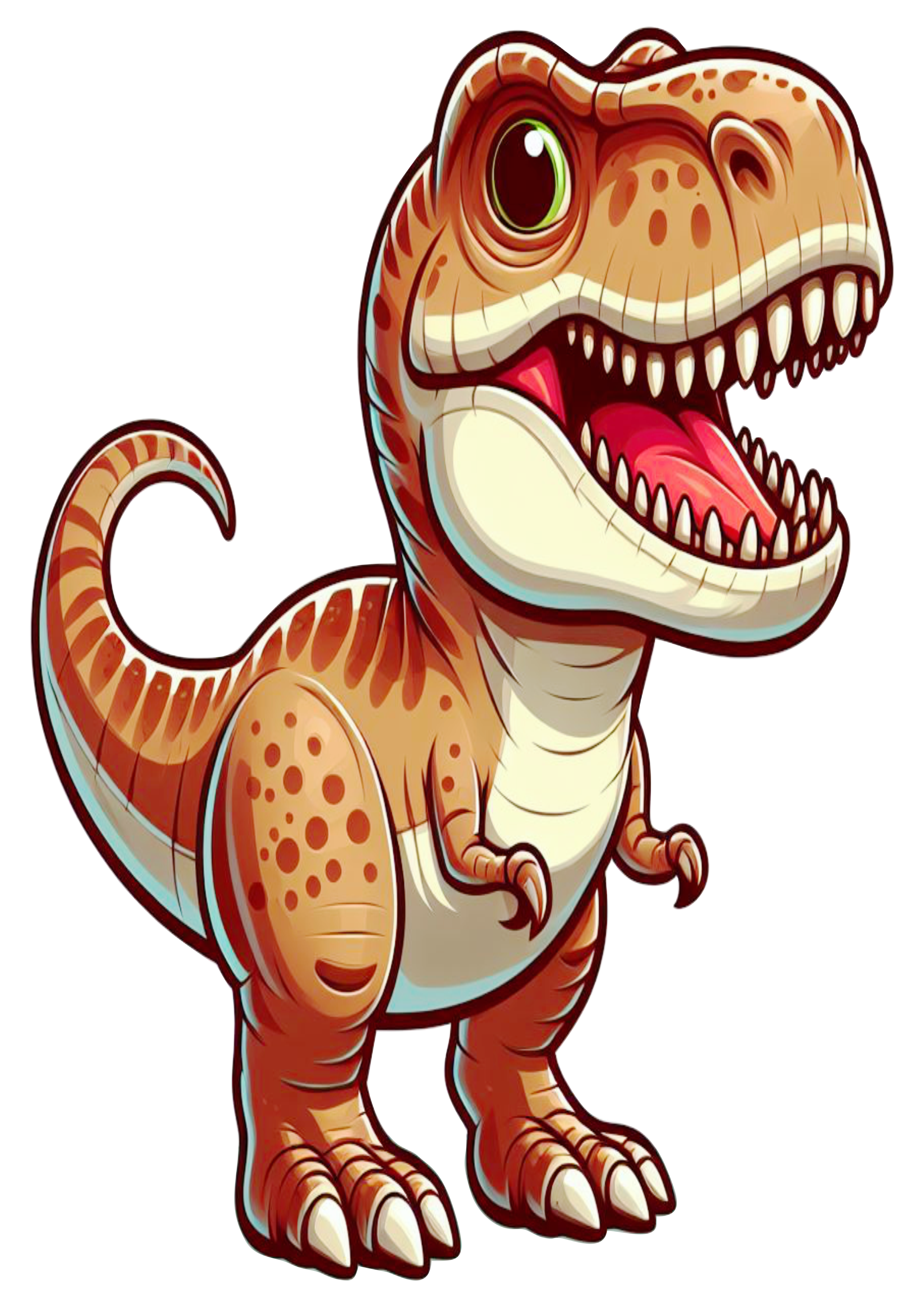 Dinossauro carnívoro desenho infantil png