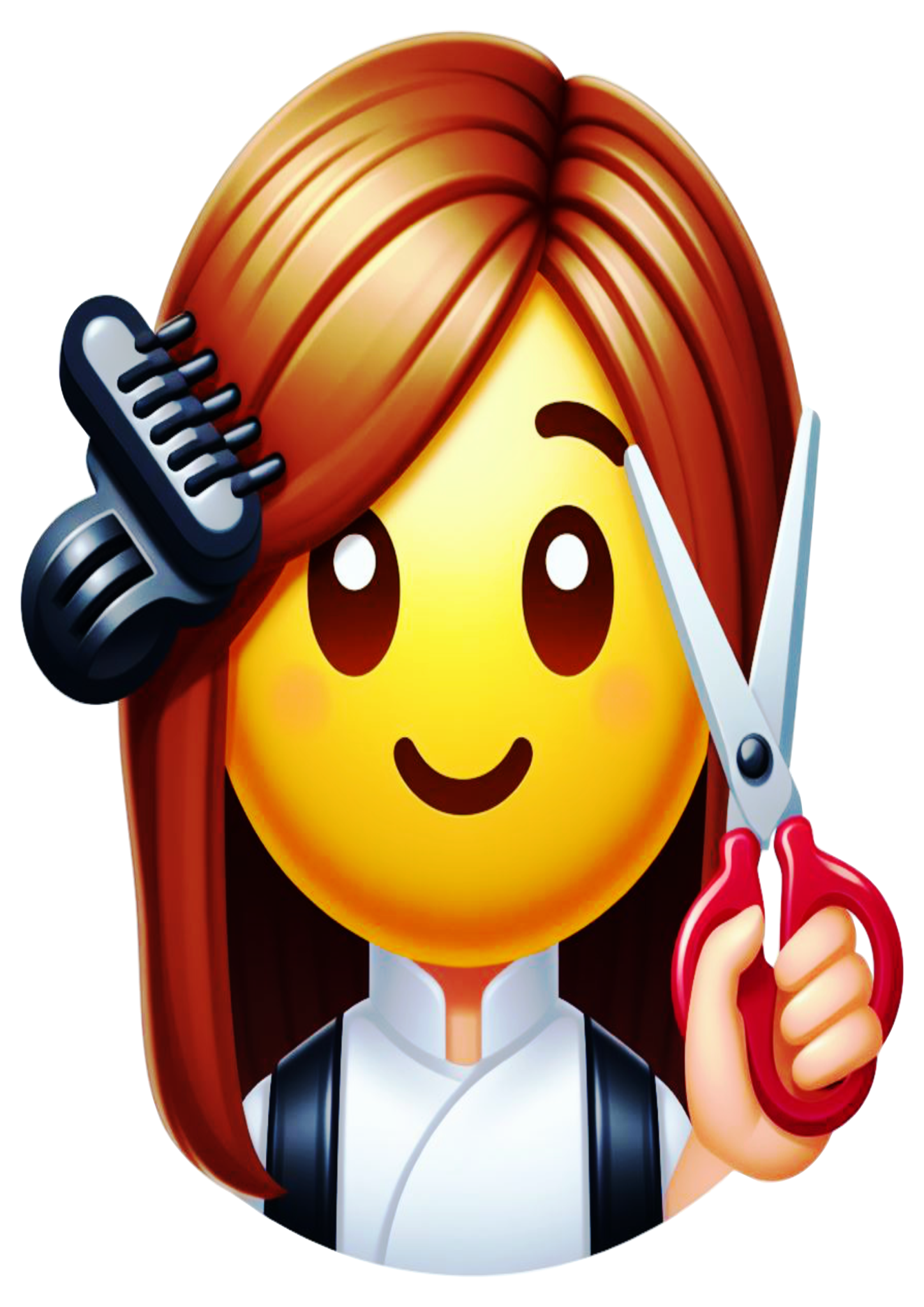 Figurinhas engra adas cabelereira emojis para whatsapp facebook e