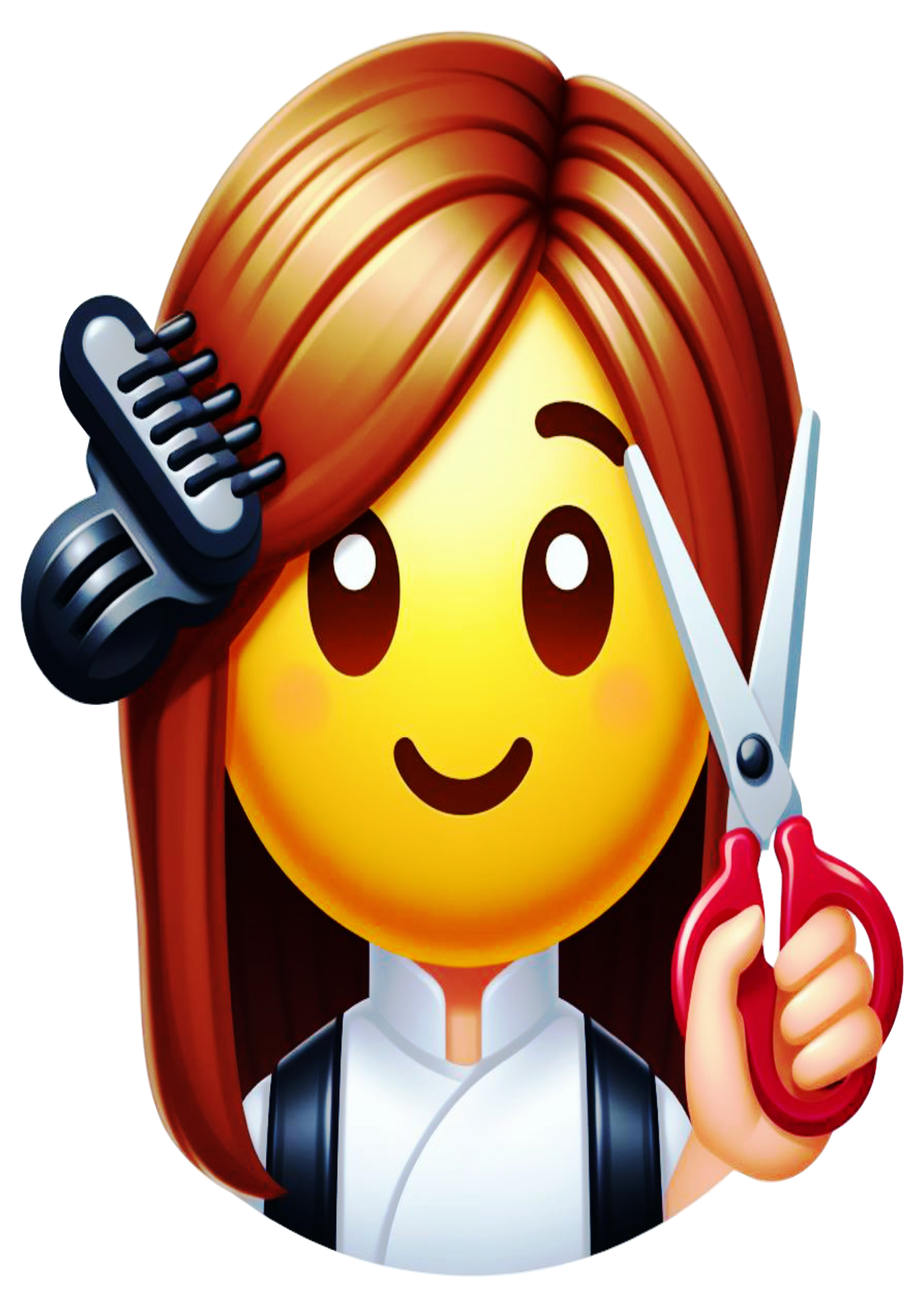 Figurinhas engraçadas cabelereira emojis para whatsapp facebook e instagram png