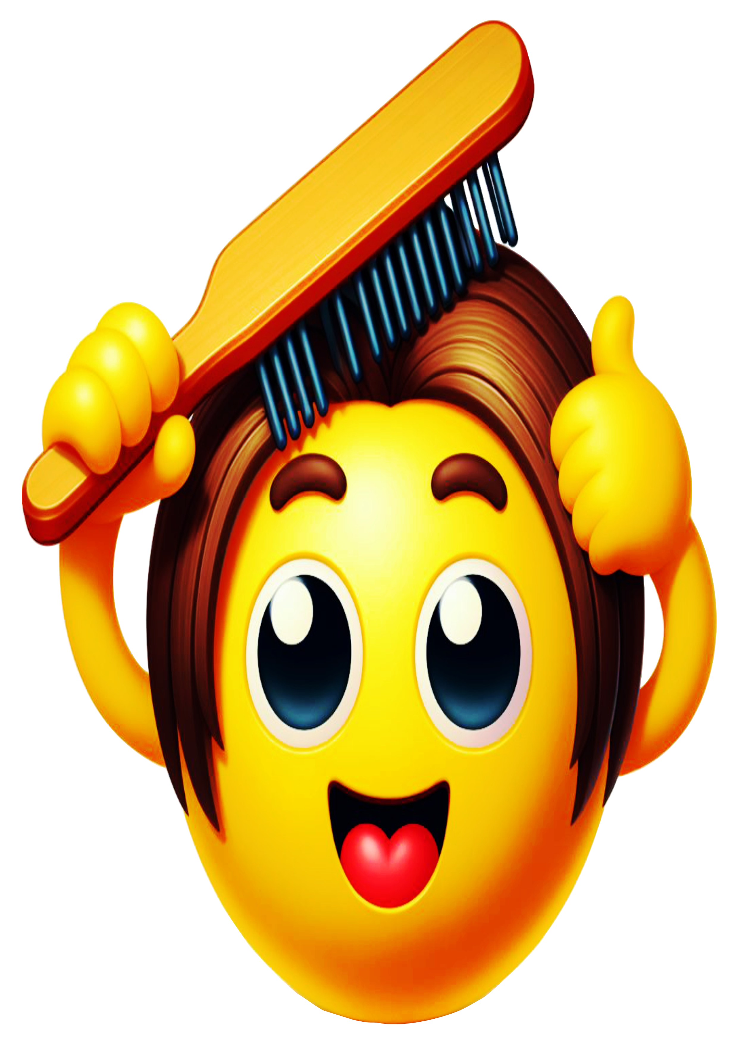 Figurinhas engraçadas cabelereira emojis para whatsapp facebook e instagram artes gráficas free download png fundo transparente