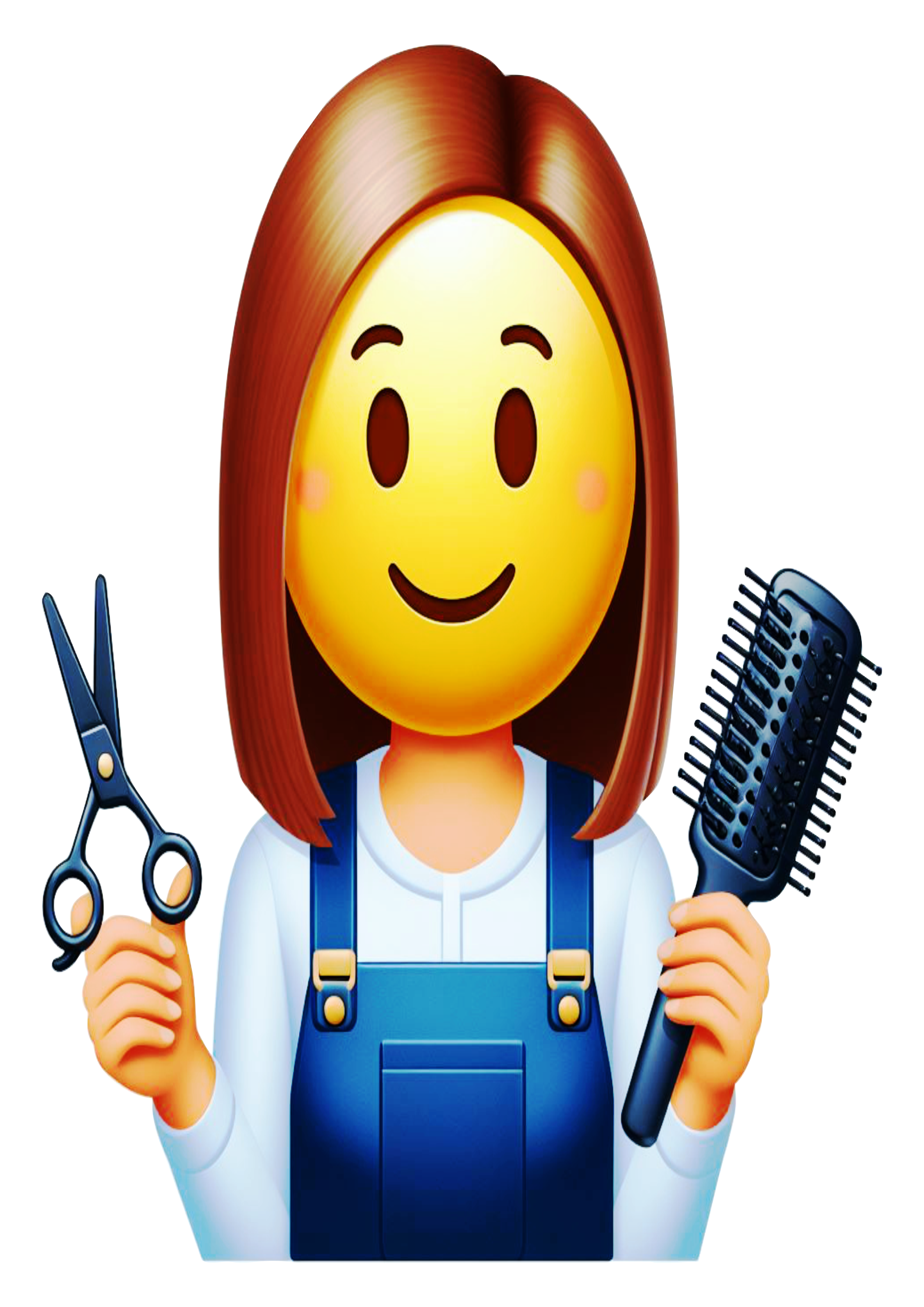 Funny stickers hairdresser emojis for whatsapp facebook and instagram graphic arts free download png transparent background clipart