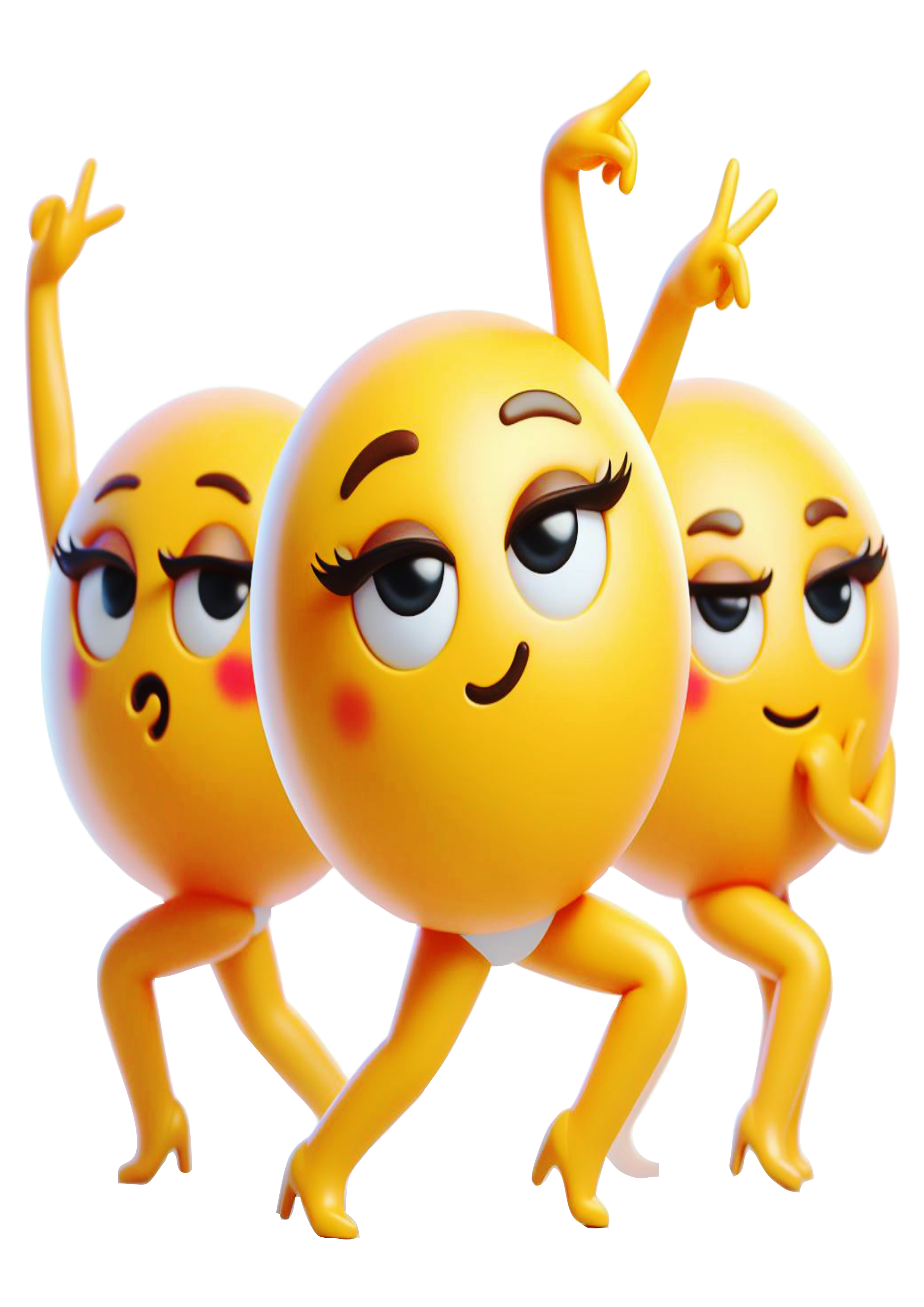 Figurinhas engraçadas emoji para whatsapp dança