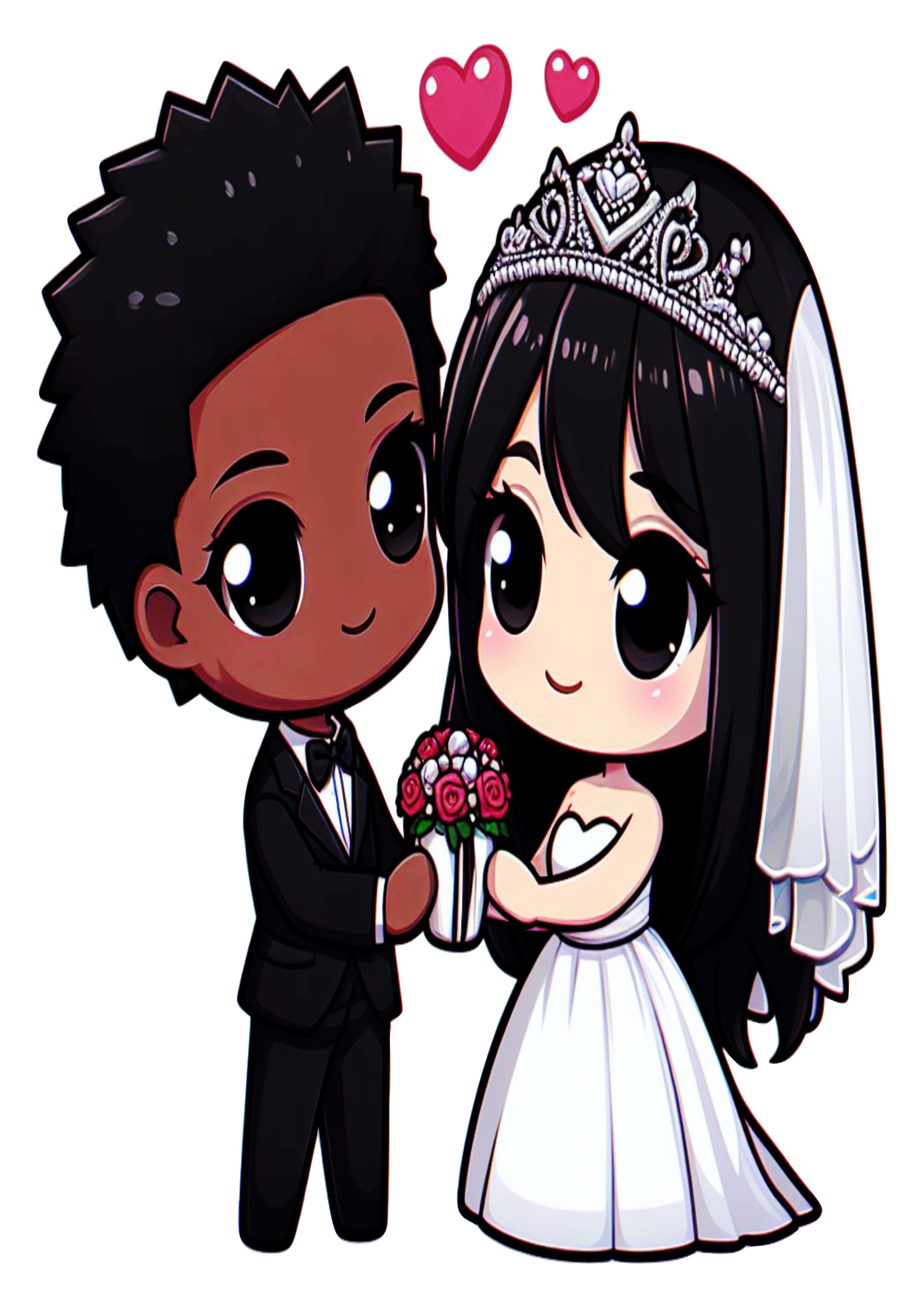 Wedding drawing illustration bride and groom png image couple