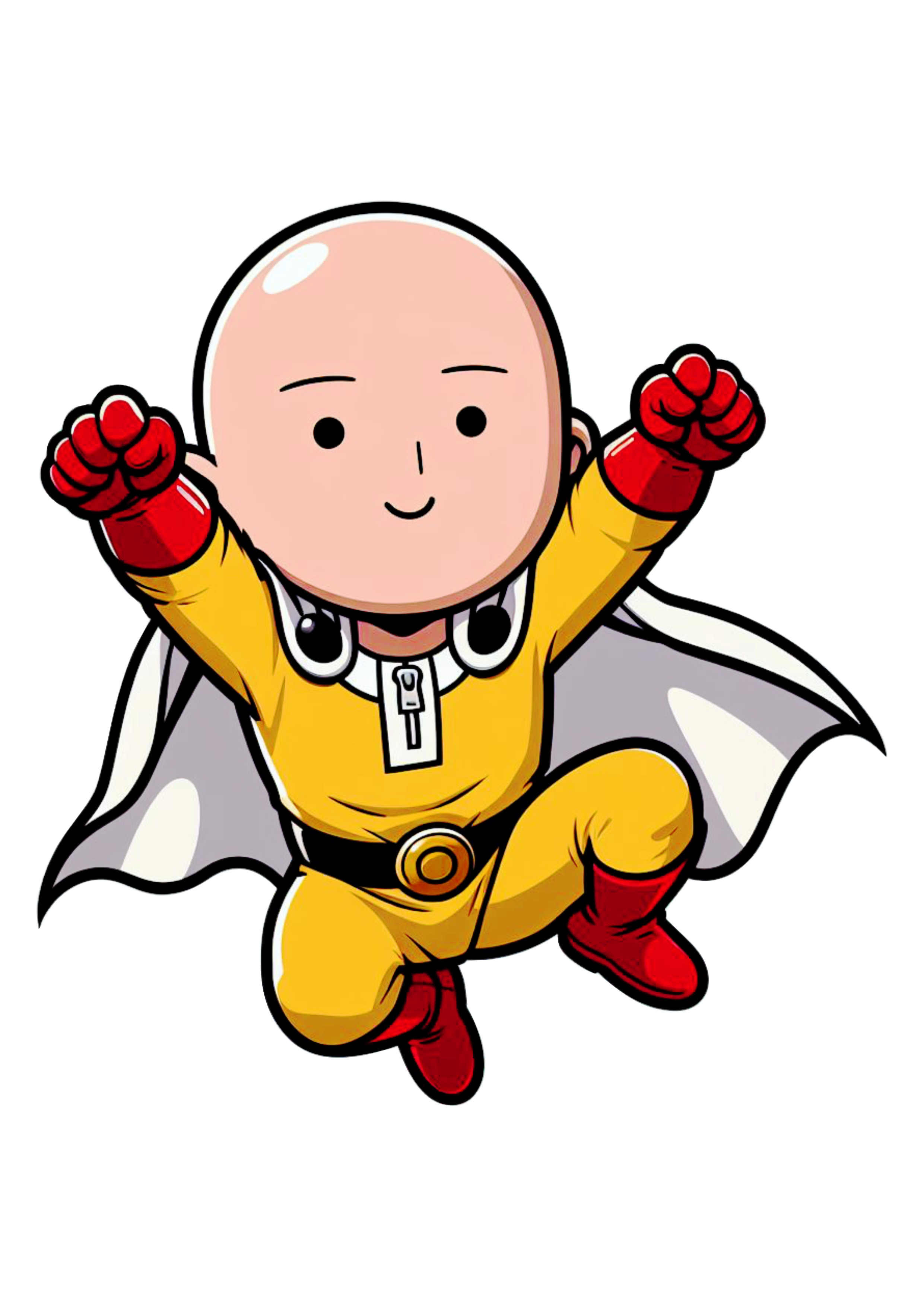 Saitama One Punch-Man anime de luta cute chibi  png