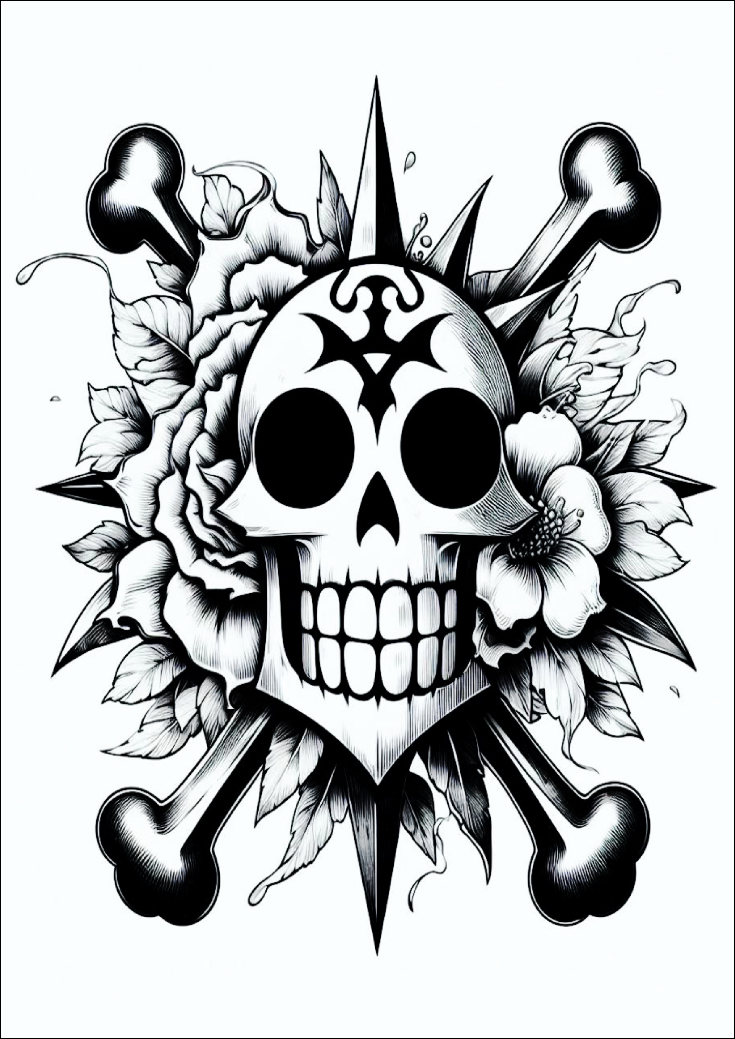 Piratas One piece ideias para tatuagens png