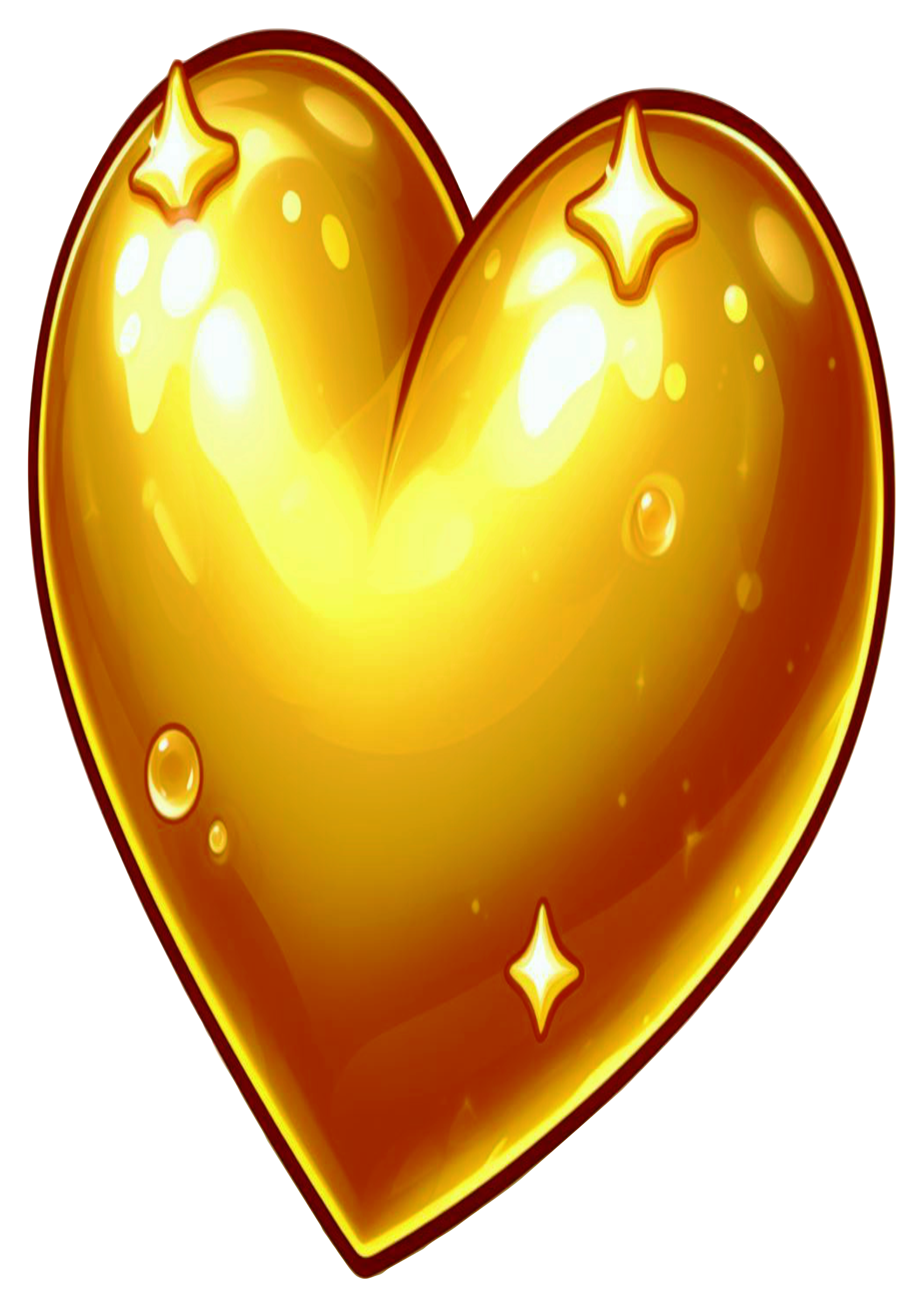 Coração dourado png golden heart fundo transparente clipart vetor ilustração