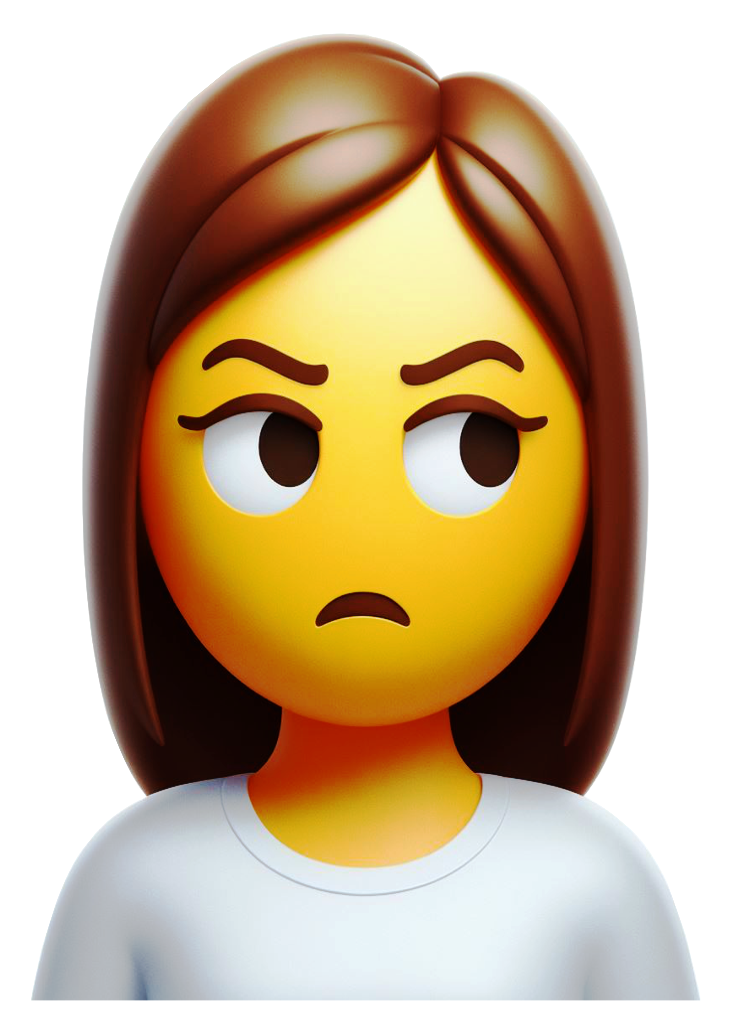 Figurinhas para whatsapp emoji mulher desconfiada png