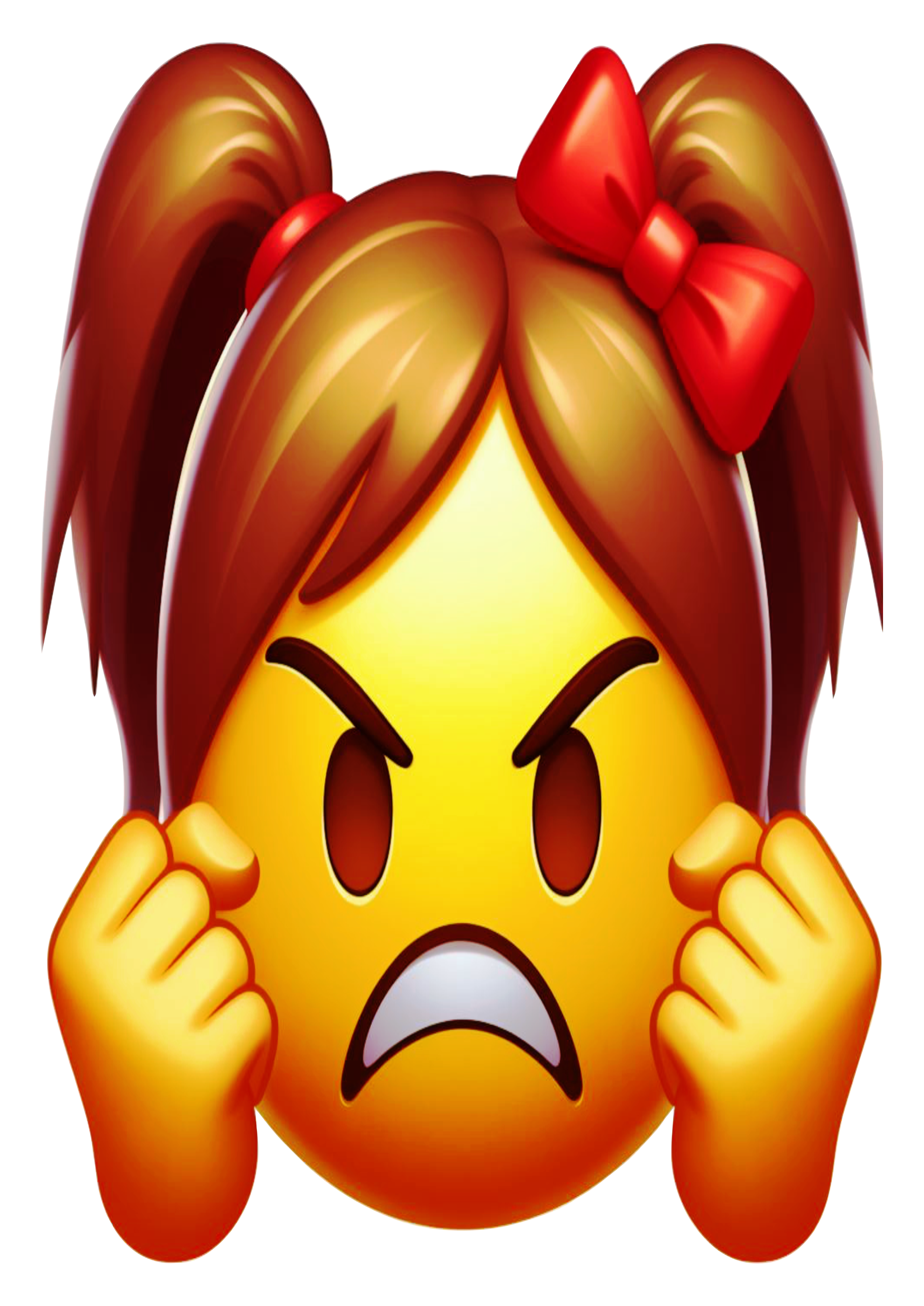 Figurinhas para whatsapp emoji mulher irritada punhos fechados png