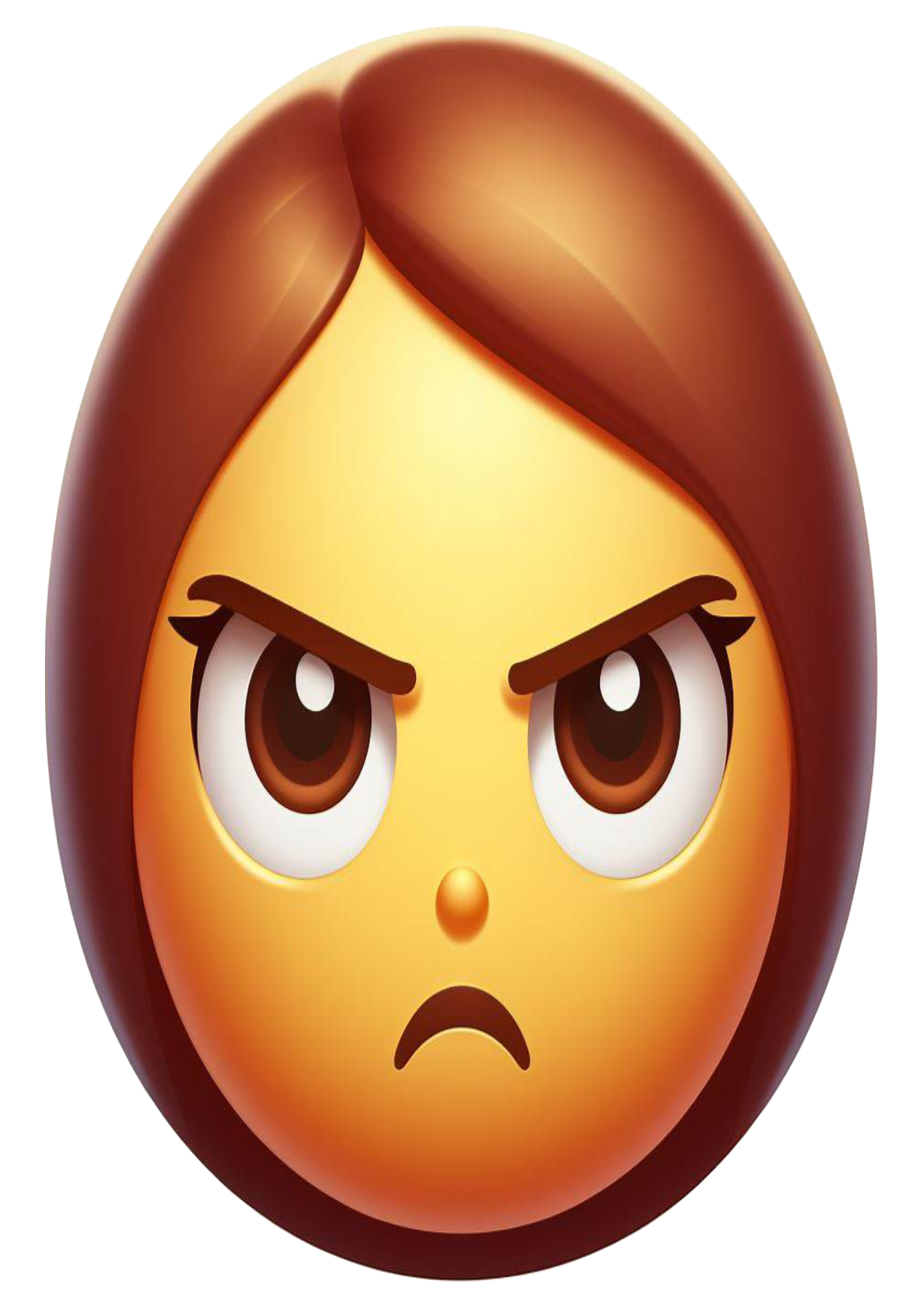 Emoticon Angry Woman Emojis Free PNG Transparent Background Clipart Vector Illustration