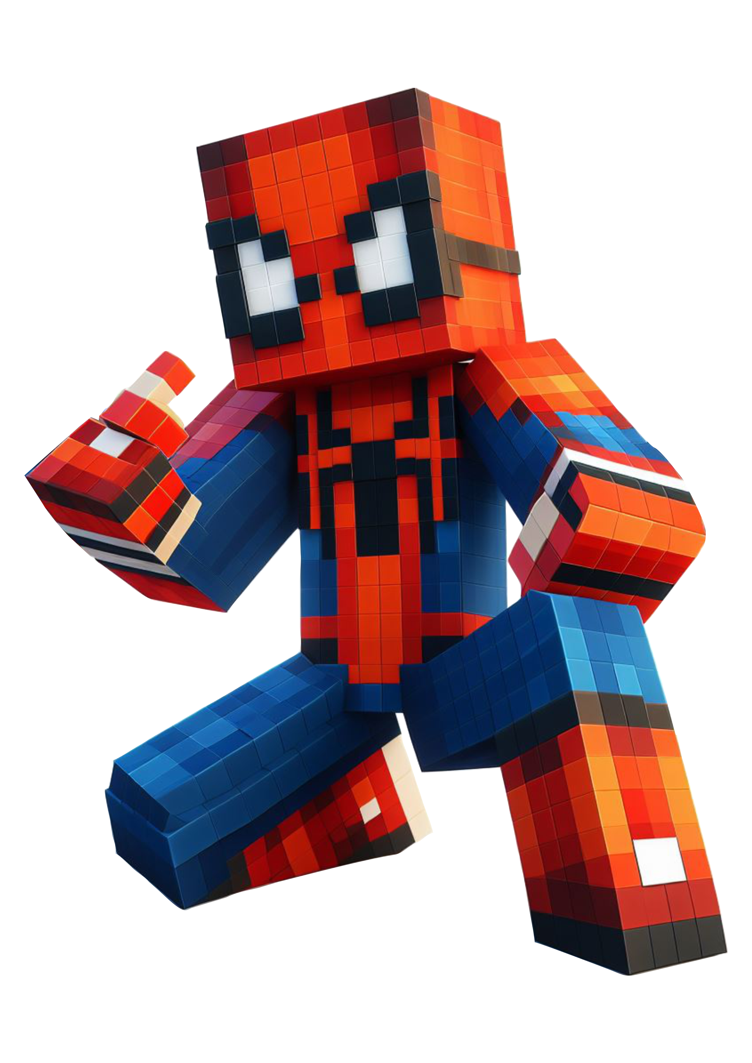 Minecraft personagem de game Homem-Aranha png jogo infantil