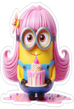 Minions decoração de aniversário rosa9