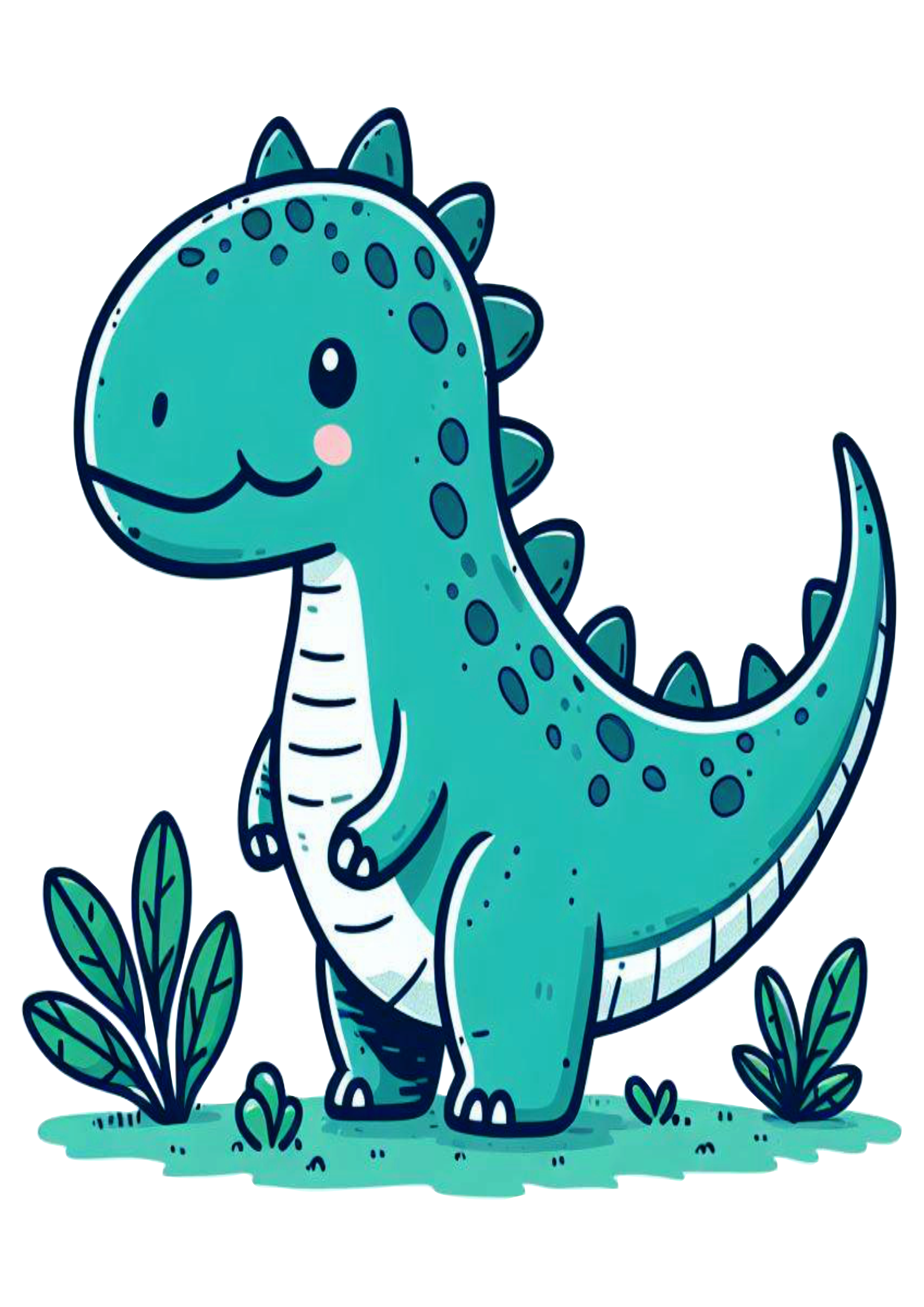 Desenho de Dinossauro engraçado png