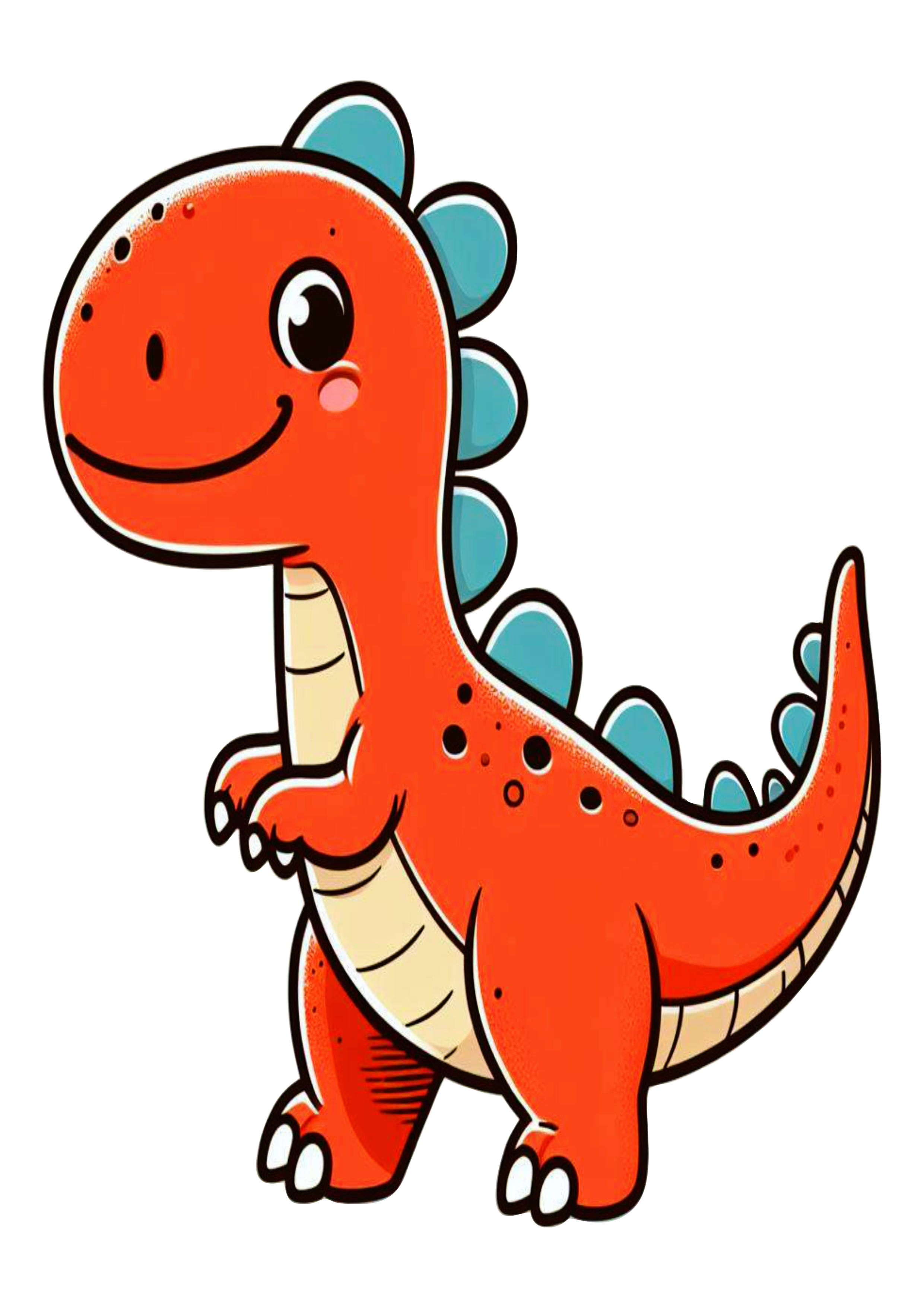 Desenho de Dinossauro fofinho png