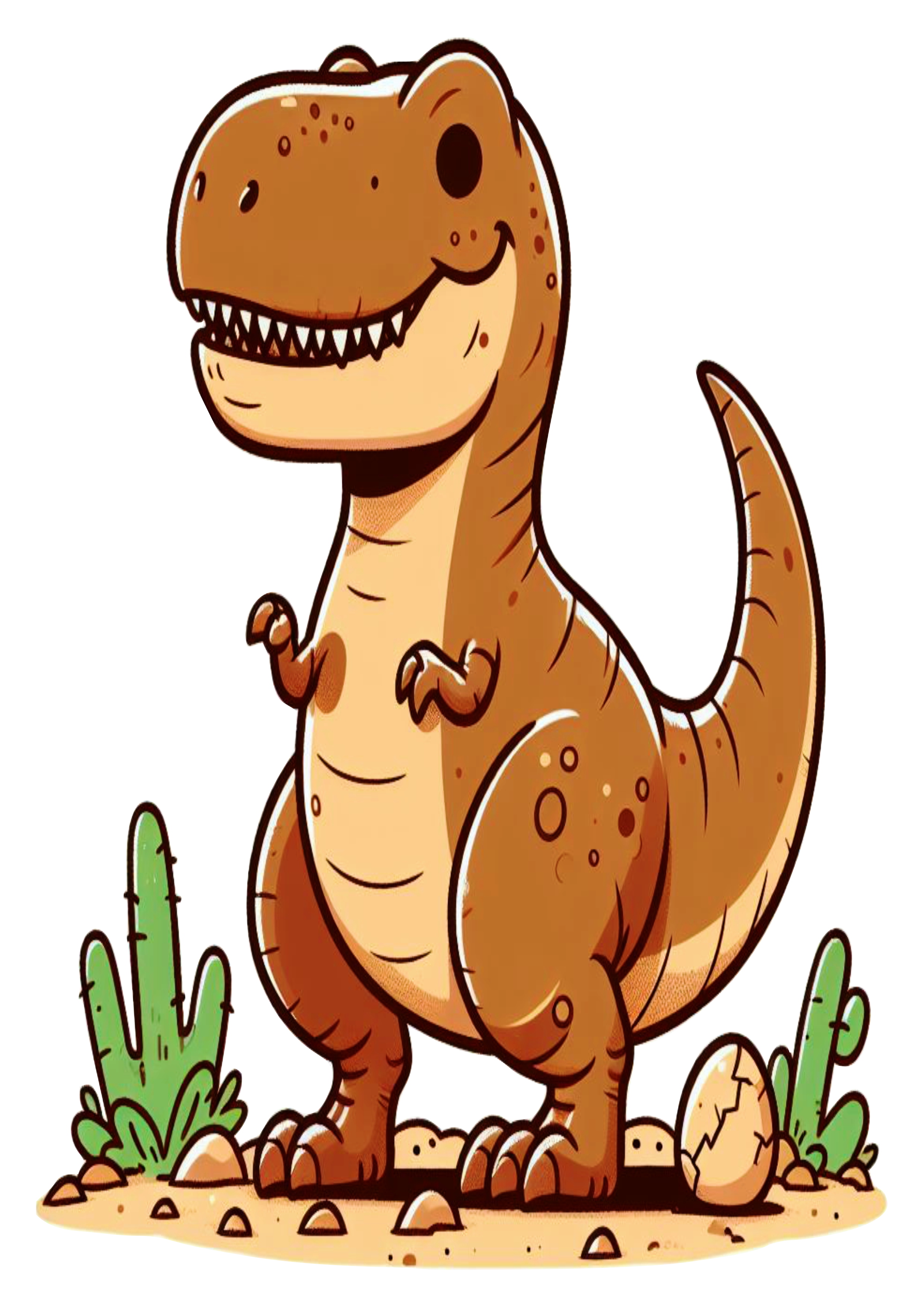 Dinossauro desenho simples colorido png