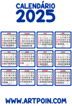 calendário 2025 azul2