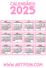 calendário 2025 rosa1