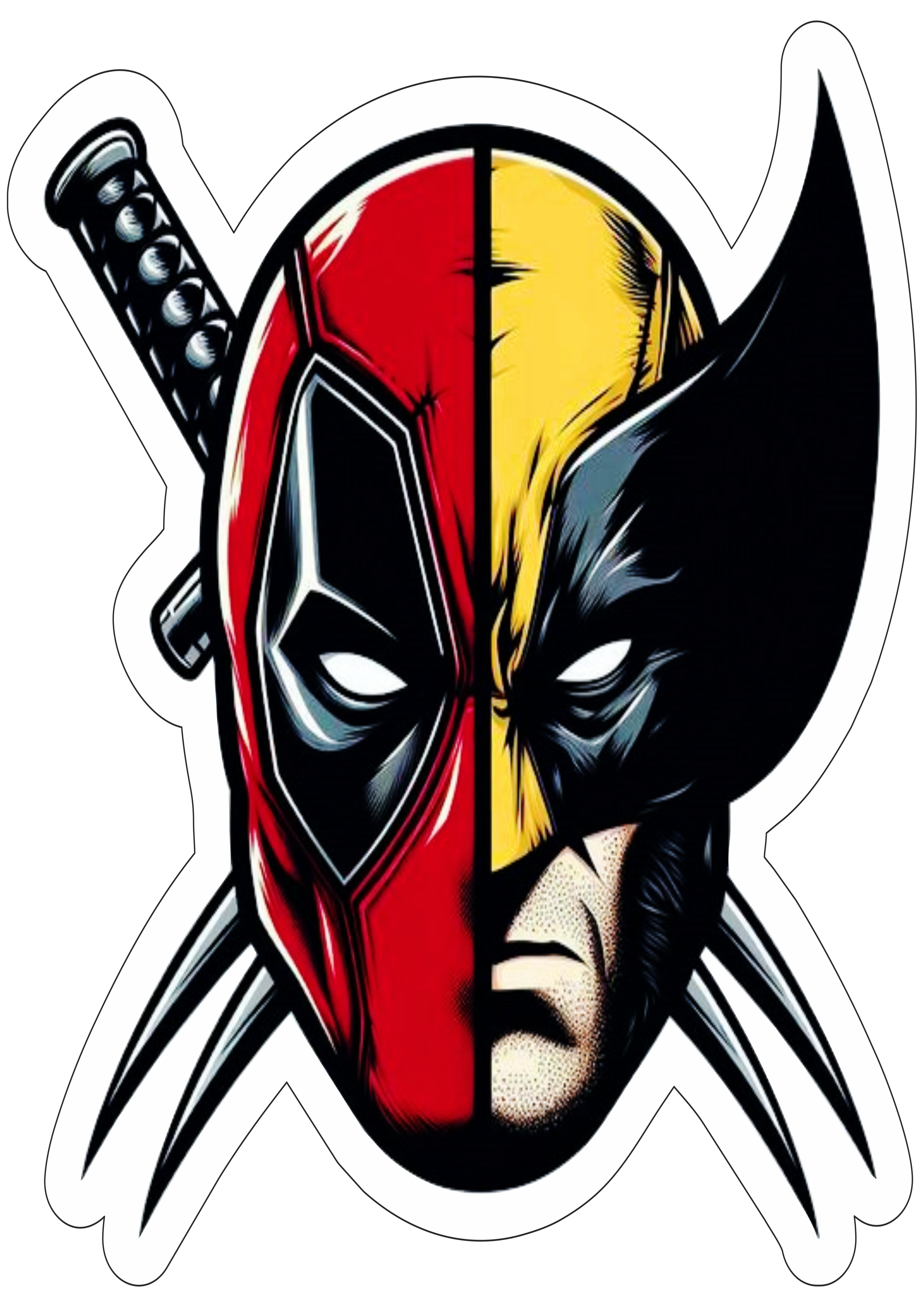 Deadpool e Wolverine logo png