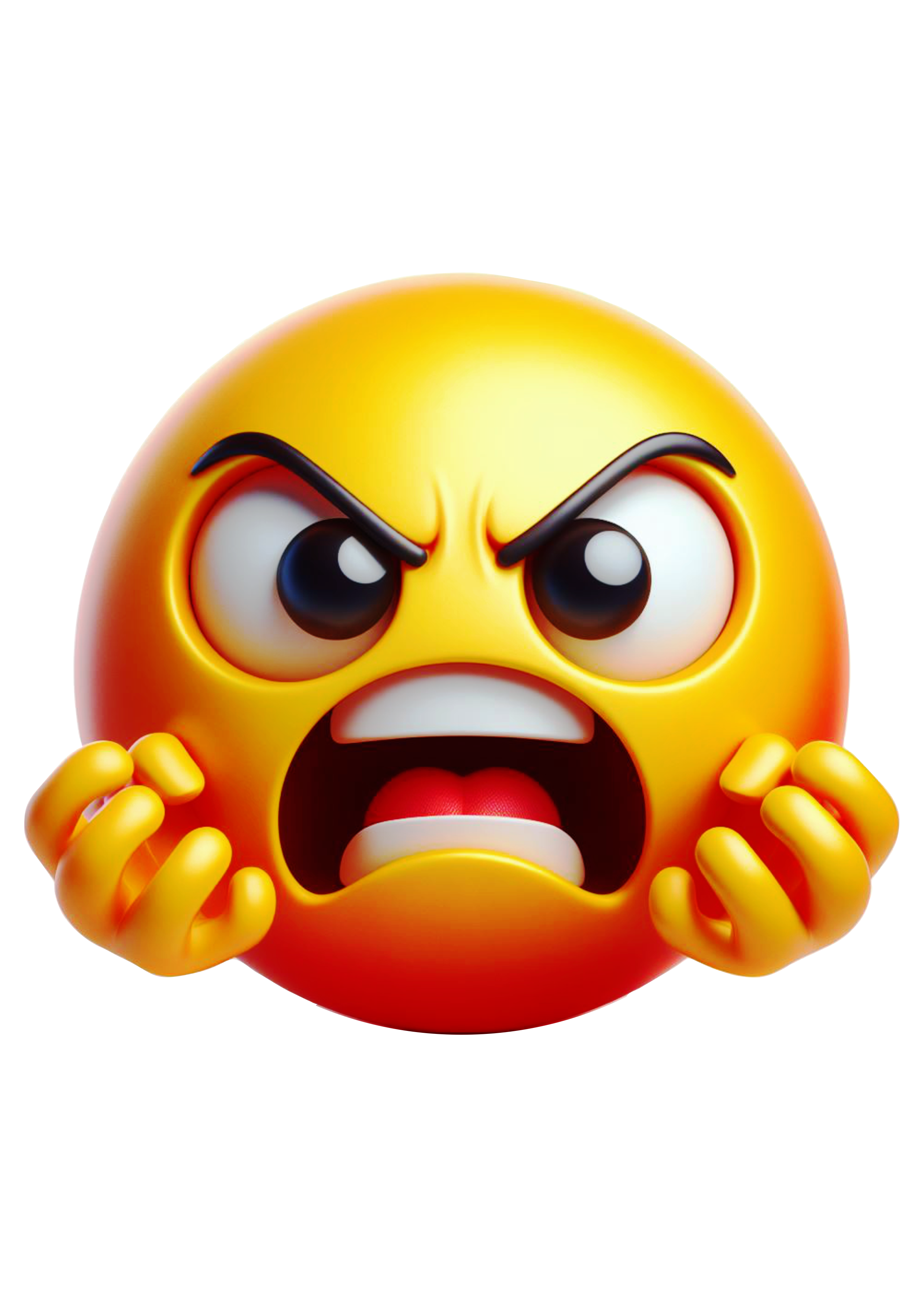 Emoji de raiva fundo transparente artes visuais free figurinhas para whatsapp ilustração vetor clipart bravo furioso png