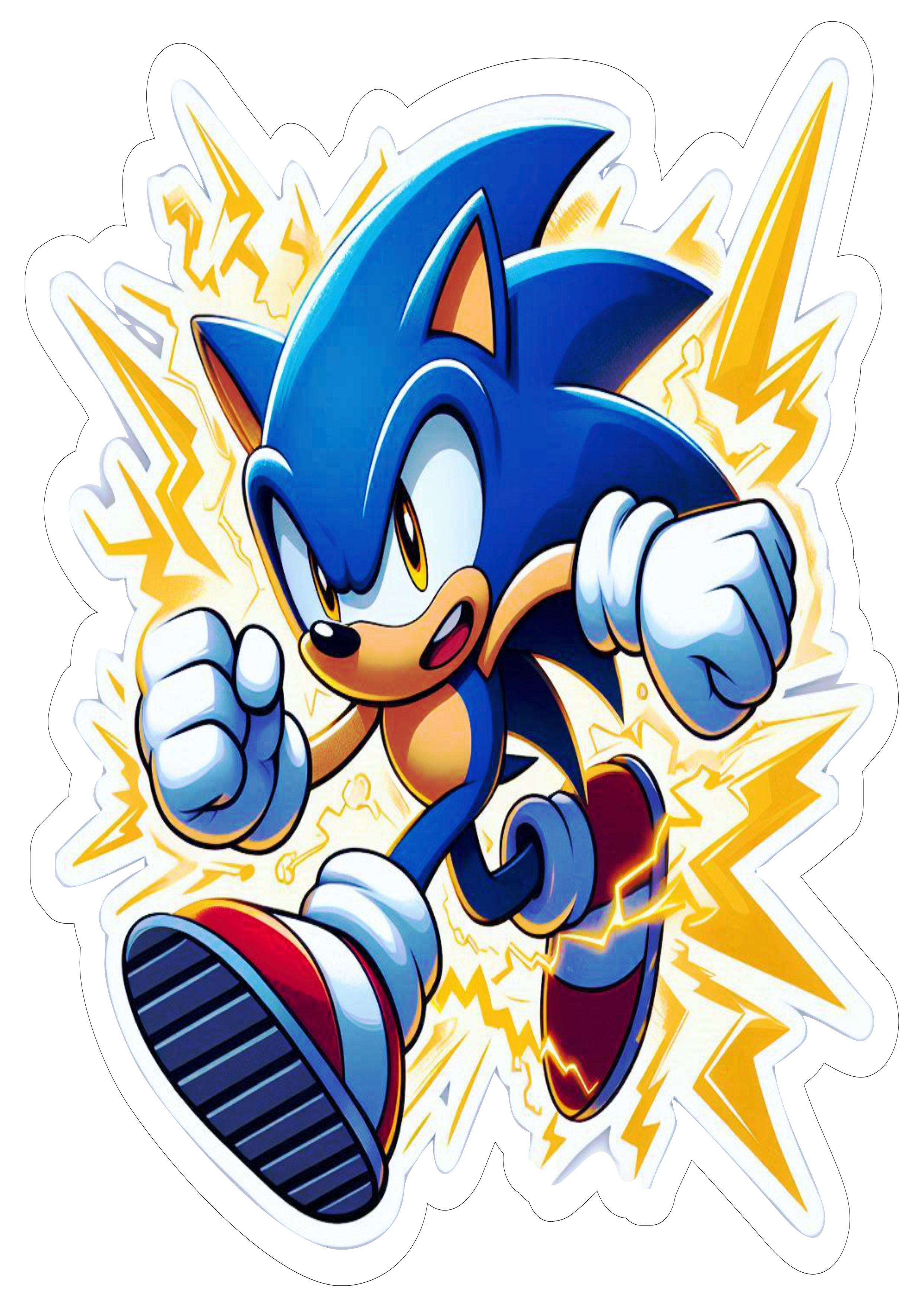 Sonic the hedgehog png fundo transparente papelaria criativa