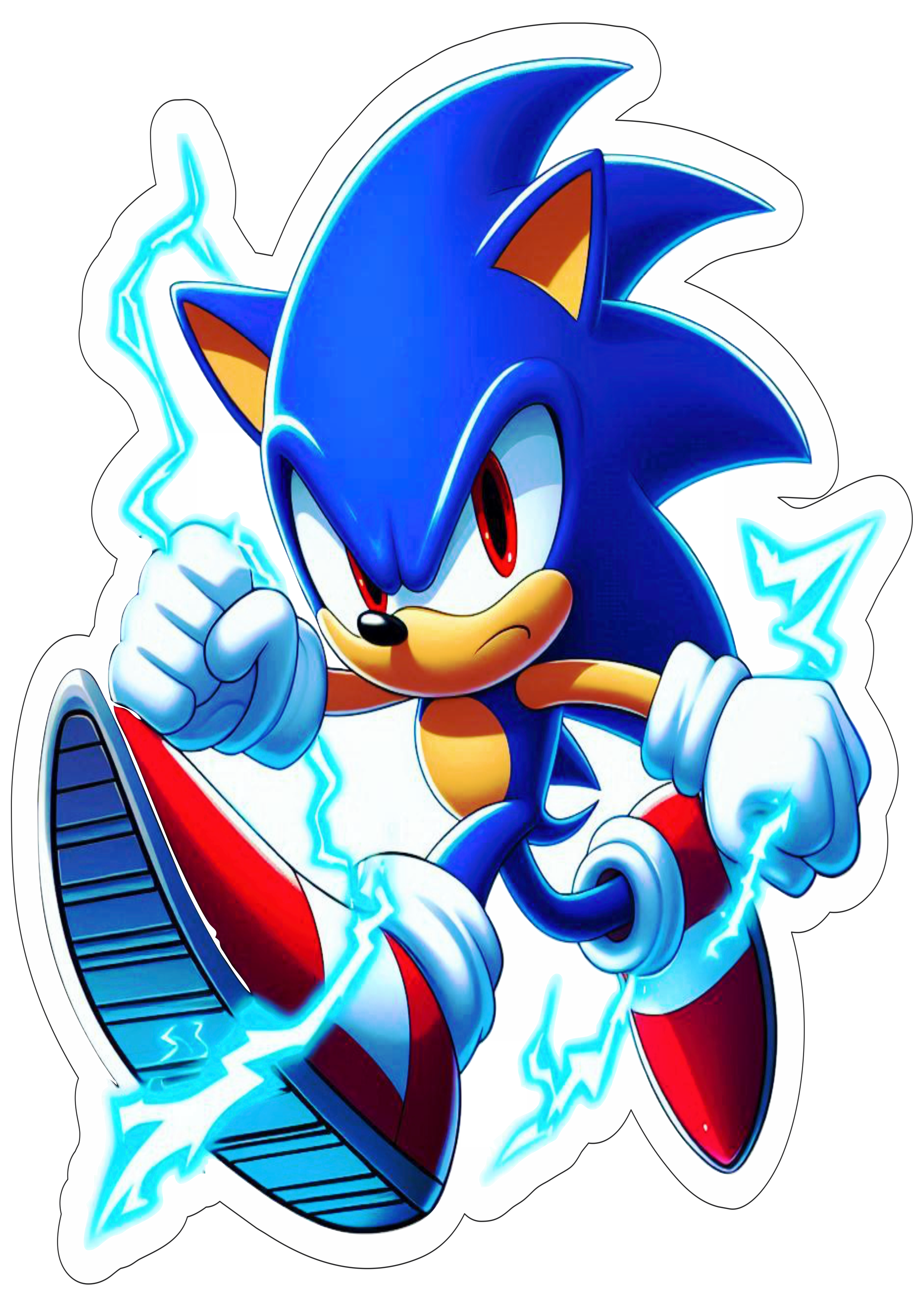 Sonic the hedgehog png fundo transparente papelaria criativa decoração de festa infantil