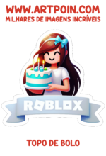 Roblox topper cabe aniversário