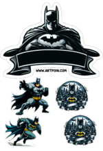 batman topo de bolo pronto para imprimir e decorar2