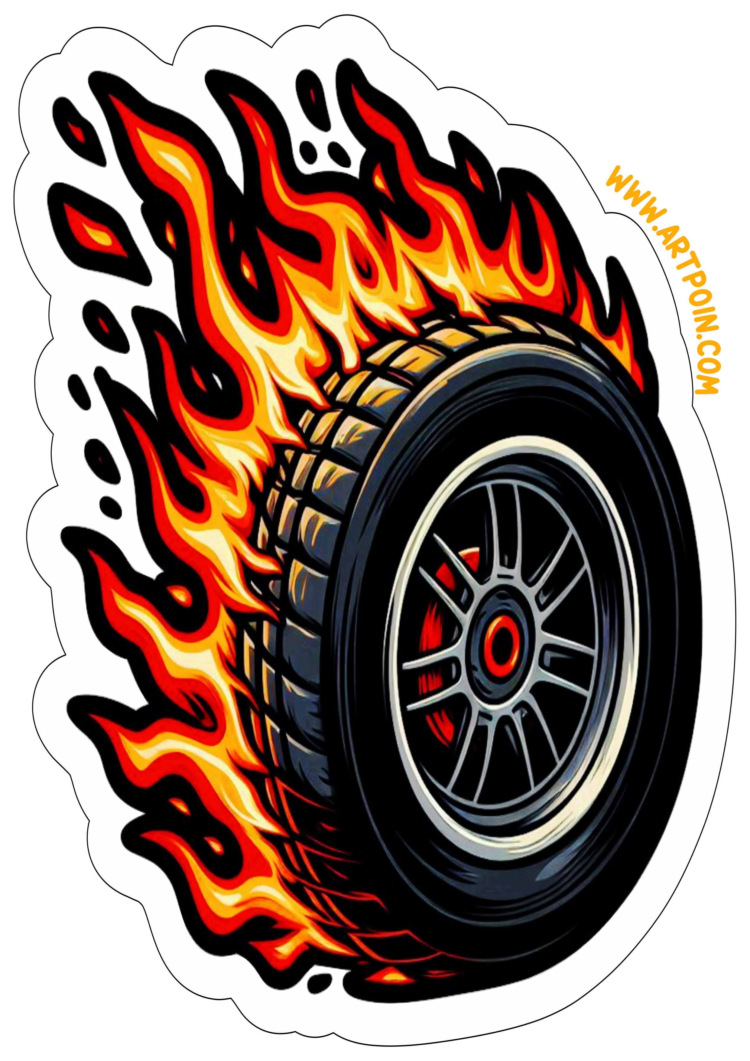 Hot Wheels pneu pegando fogo logo de alta velocidade imagem com contorno desenho simples carros png