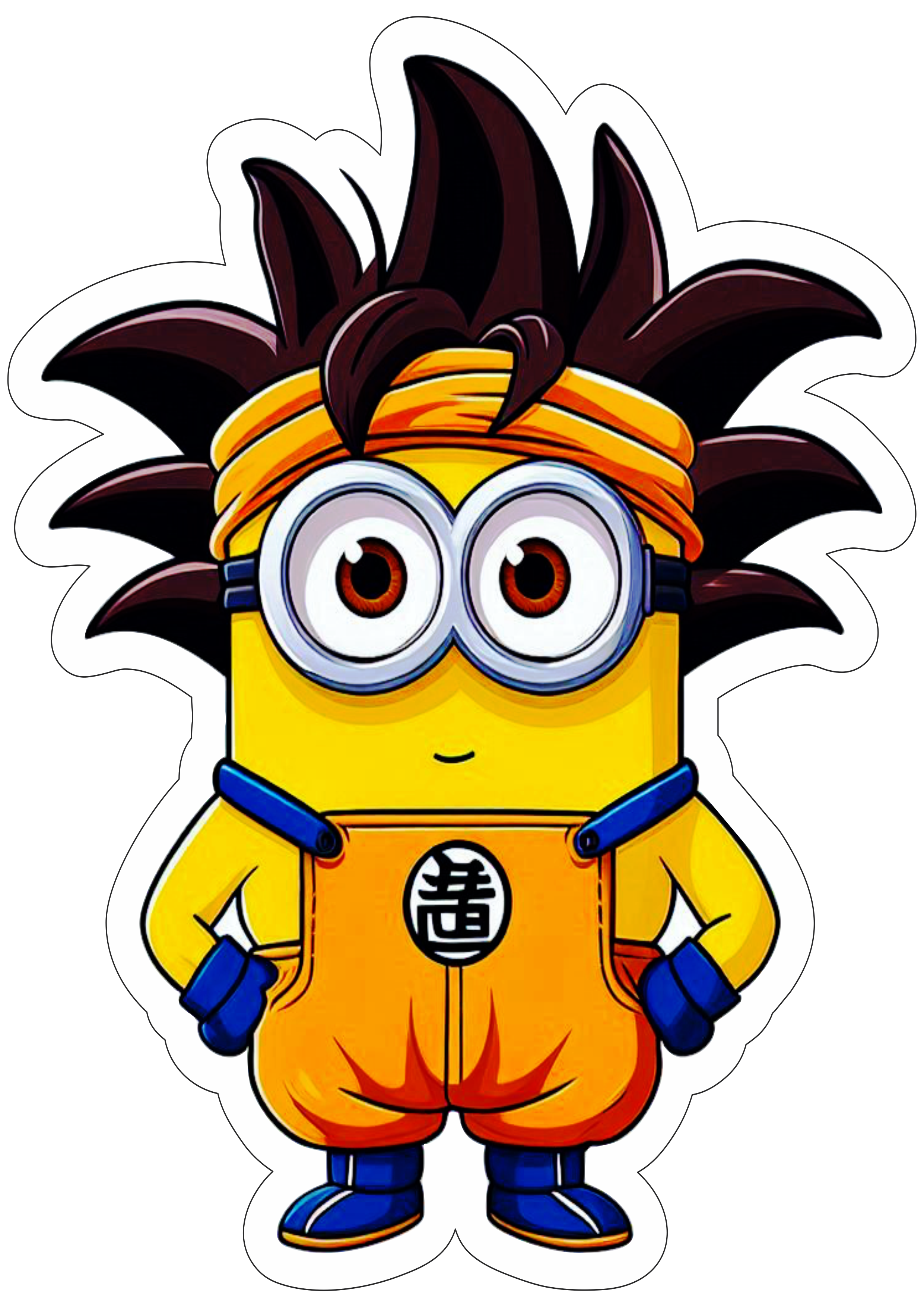 Desenho infantil Minions dragon ball Z funny images artes visuais png