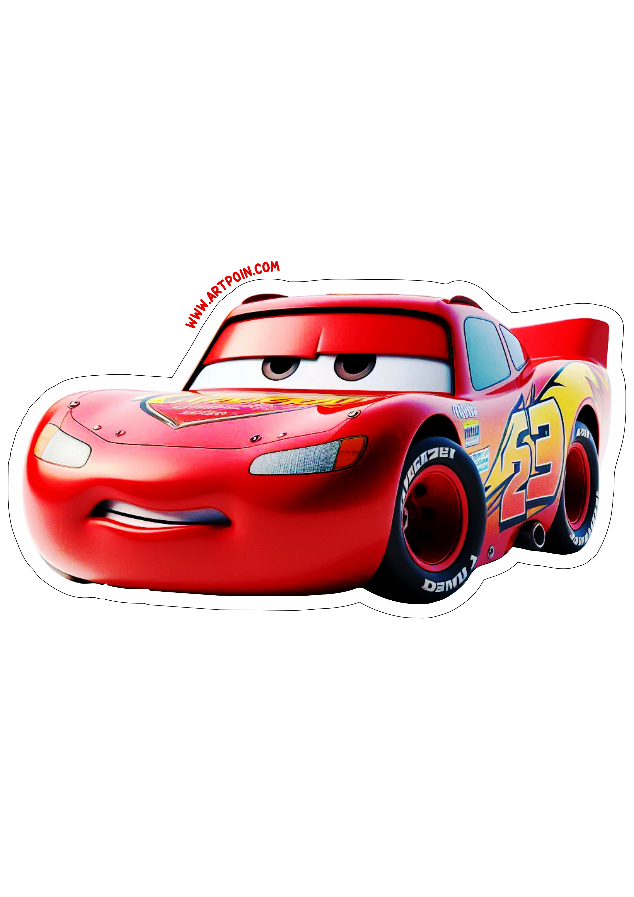 Relâmpago McQueen Disney Carros png