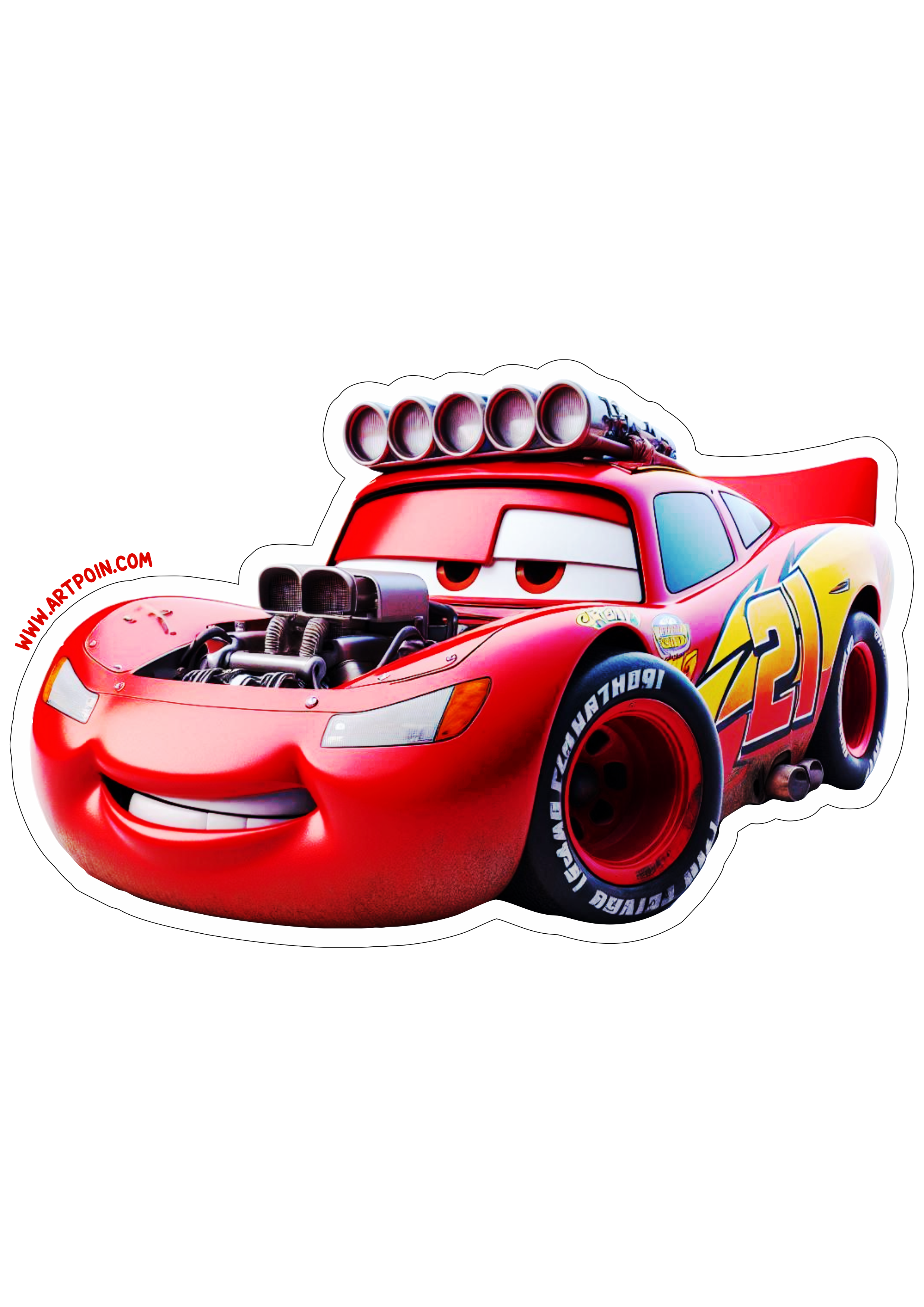 Relâmpago McQueen Disney Carros animação png