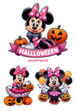 topo de bolo minnie mouse halloween1