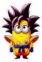 minions fantasiado de dragon ball z decoração18