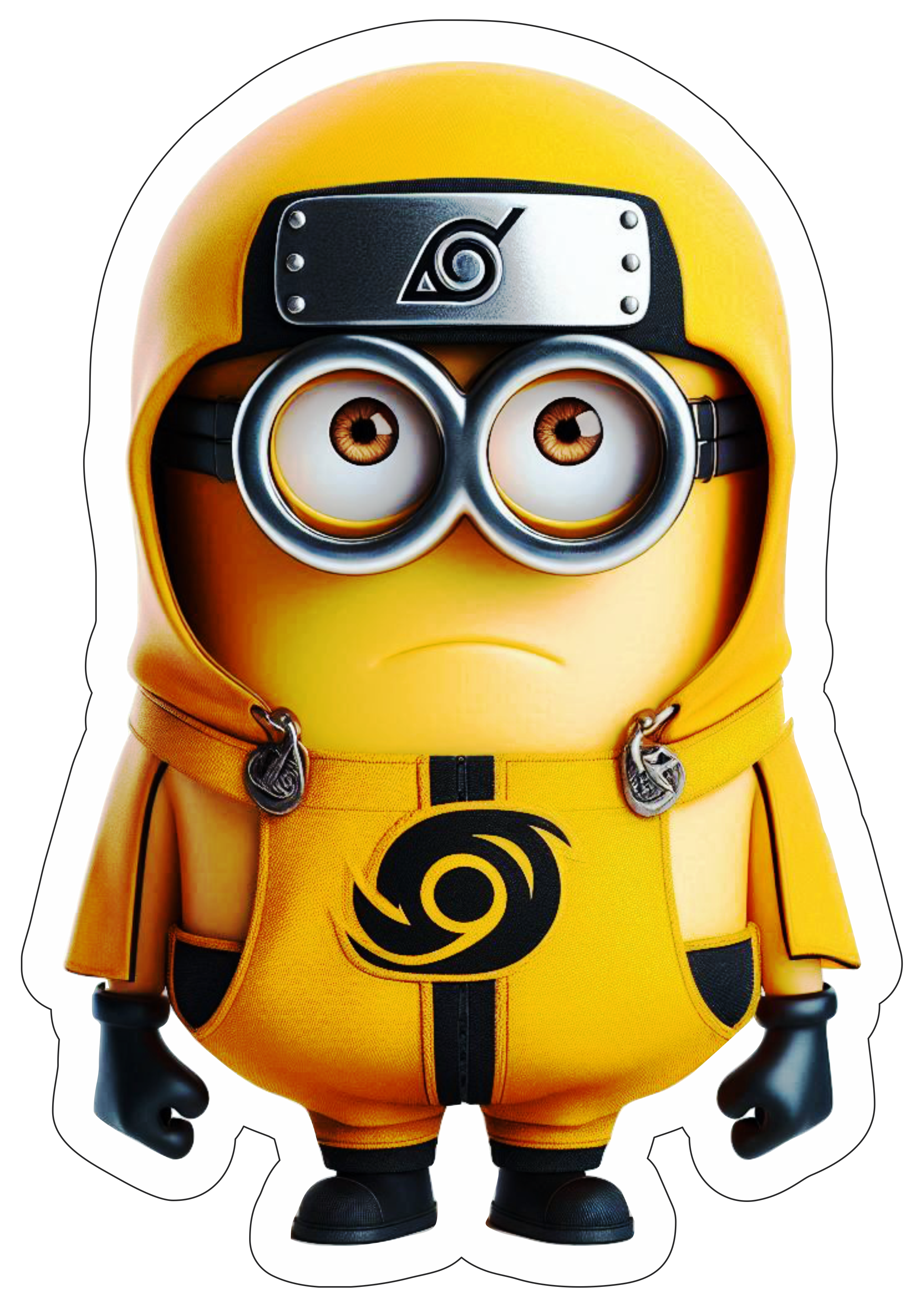 Minions Naruto animação infantil imagens para recorte png