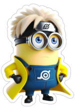 minions fantasiado de naruto decoração11