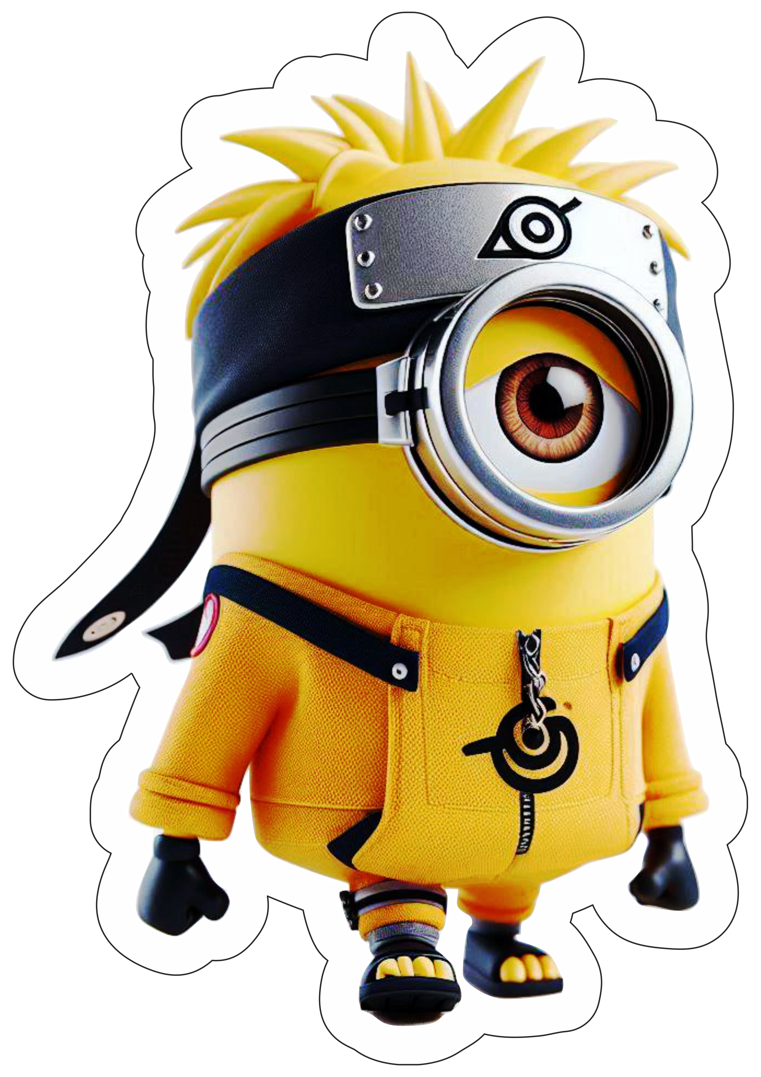 Minions Naruto animação infantil imagens para recorte otaku contorno png