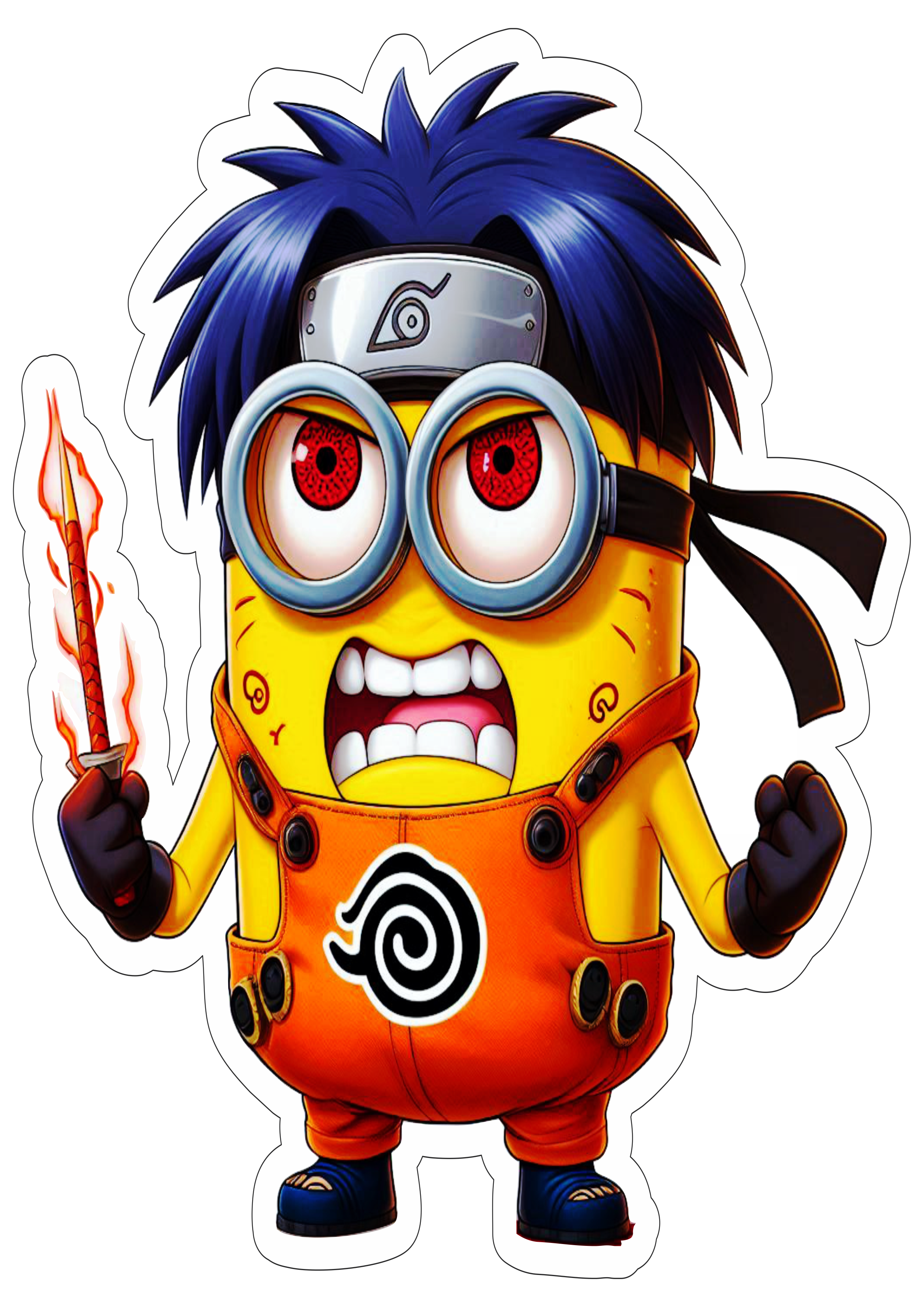 Minions Naruto animação infantil imagens para recorte otaku contorno anime png