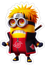 minions fantasiado de naruto decoração14