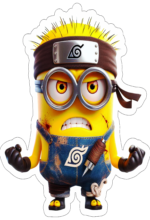 minions fantasiado de naruto decoração16