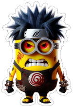 minions fantasiado de naruto decoração18