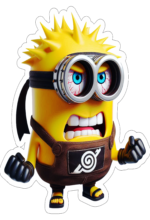 minions fantasiado de naruto decoração19