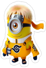 minions fantasiado de naruto decoração5