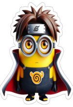 minions fantasiado de naruto decoração8