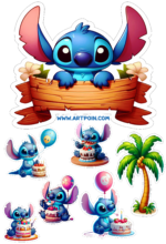 stitch topo de bolo festa infantil aniversário3