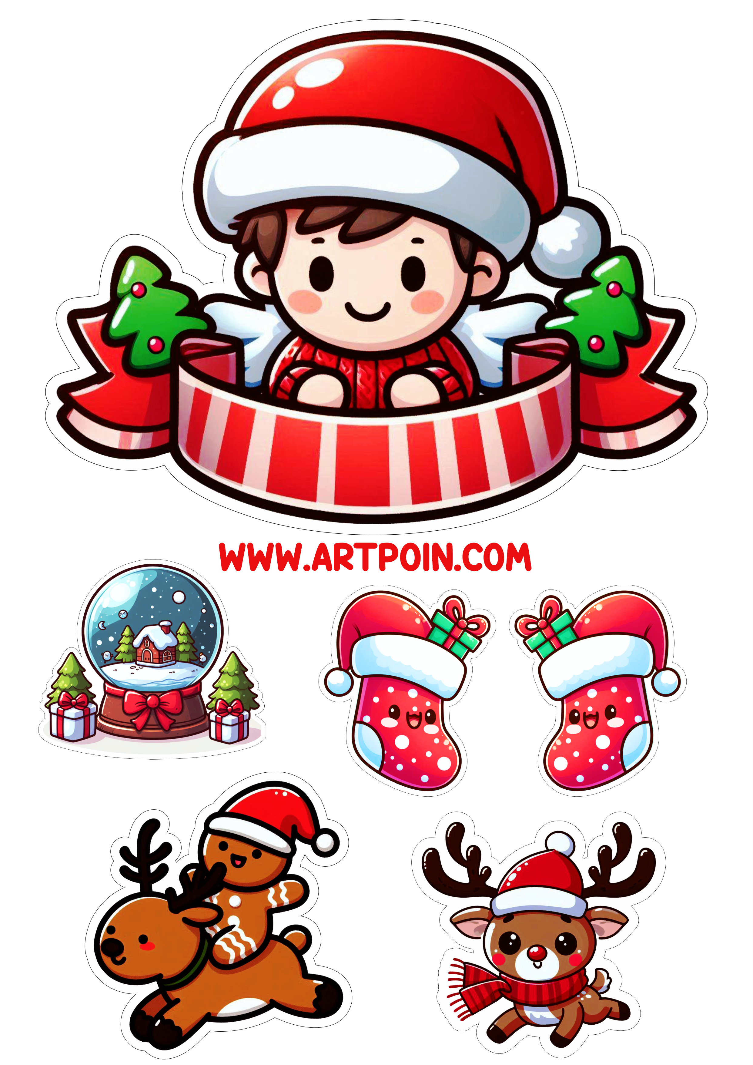 Topper cake decoração personalizada de natal aniversário baby topo de bolo natalino pronto para imprimir free download png