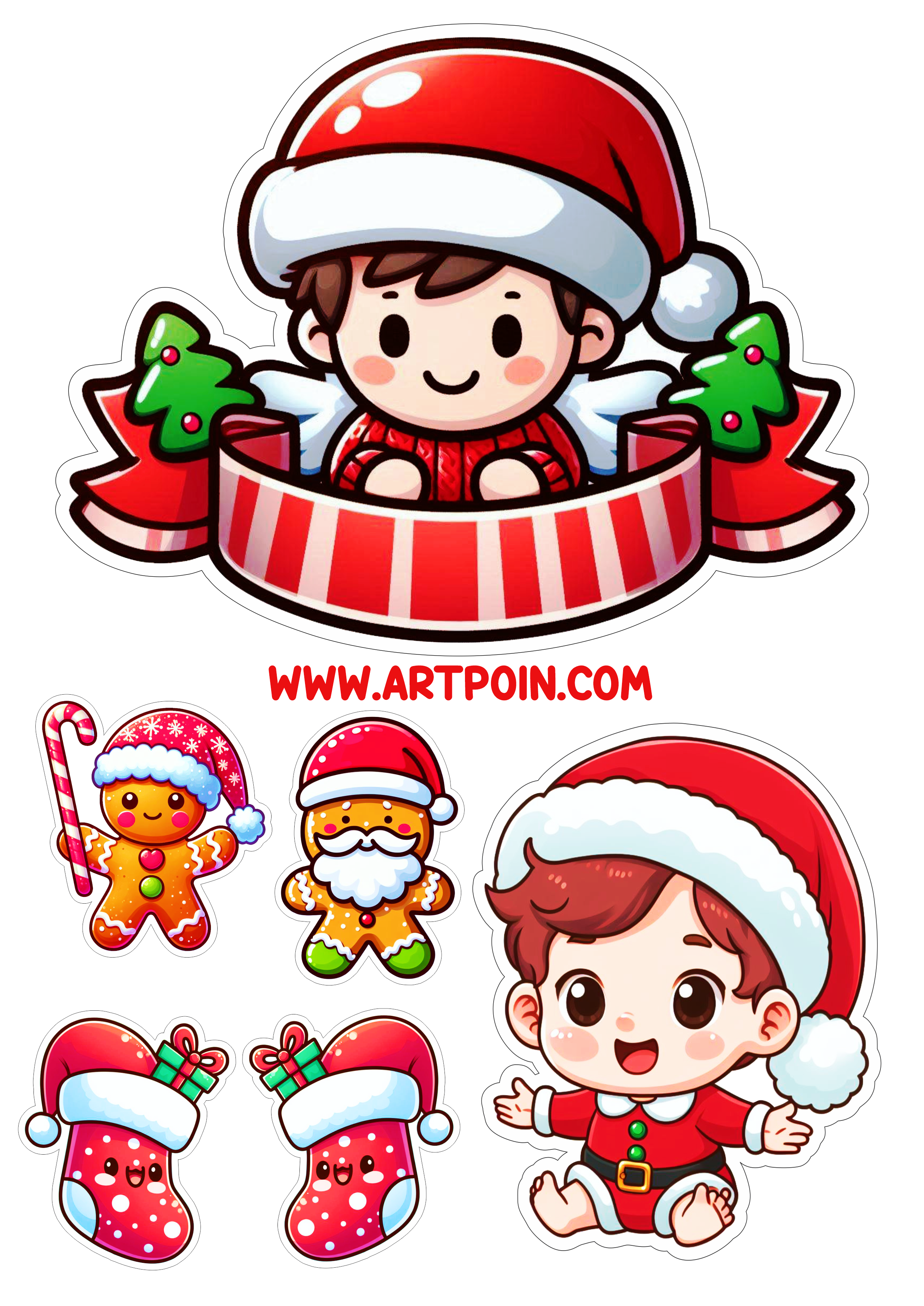 Topper cake decoração personalizada de natal aniversário baby topo de bolo natalino pronto para imprimir artes gráficas free png