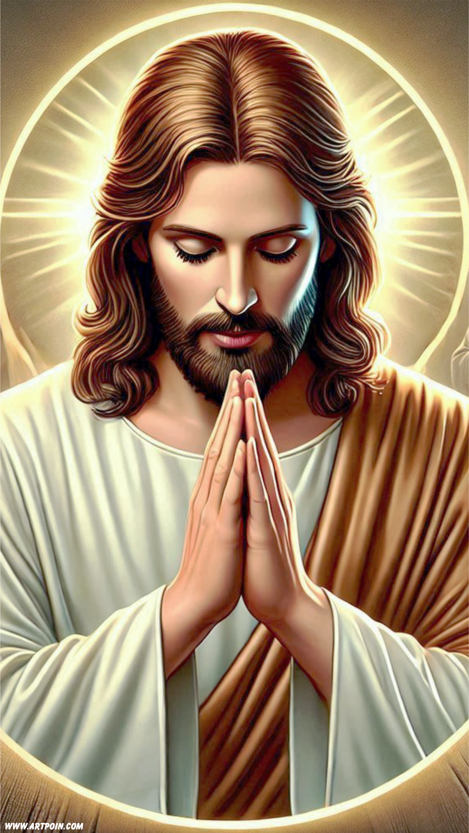 Jesus Cristo plano de fundo religioso para celular png