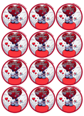 round sticker happy valentine’s day3